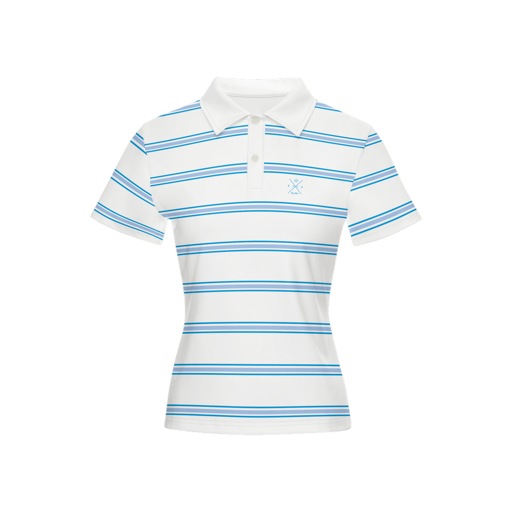 Get trendy with ELAM by ZONE6IX DISTRIBUTIONS LLC Women's Simfit Polo - Women available at ZONE6IX DISTRIBUTIONS LLC . Grab yours for $70.39 today!