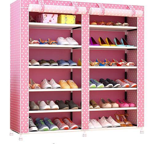 Get trendy with Actionclub Thick Non-woven Double Row Multi-layer Shoe Cabinet Shoe Rack Storage Shoe Organizer Shelves DIY Home Furniture -  available at ZONE6IX DISTRIBUTIONS LLC . Grab yours for $112.23 today!