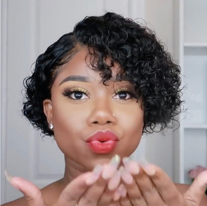 Get trendy with European And American Wigs Women's Short Curly Hair Wigs -  available at ZONE6IX DISTRIBUTIONS LLC . Grab yours for $56.99 today!