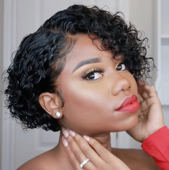 Get trendy with European And American Wigs Women's Short Curly Hair Wigs -  available at ZONE6IX DISTRIBUTIONS LLC . Grab yours for $56.99 today!