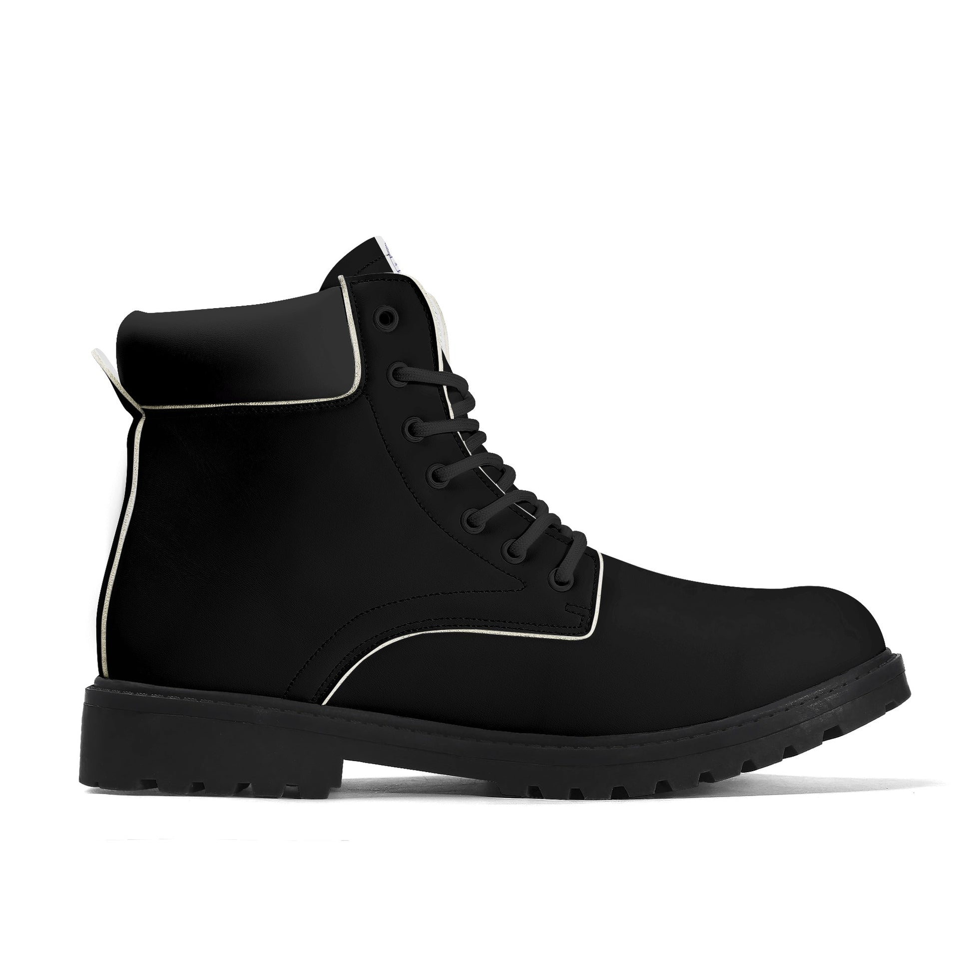 Get trendy with ZONE6IX DISTRIBUTIONS LLC Leather Black Outsole All Season Boots -  available at ZONE6IX DISTRIBUTIONS LLC . Grab yours for $189.99 today!