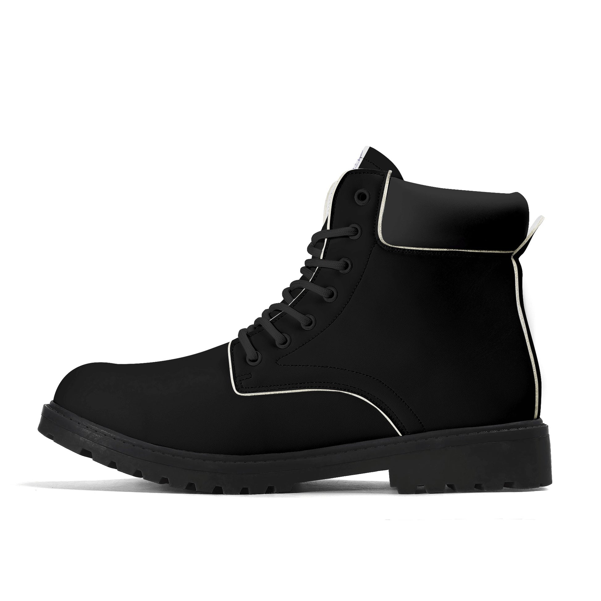 Get trendy with ZONE6IX DISTRIBUTIONS LLC Leather Black Outsole All Season Boots -  available at ZONE6IX DISTRIBUTIONS LLC . Grab yours for $189.99 today!