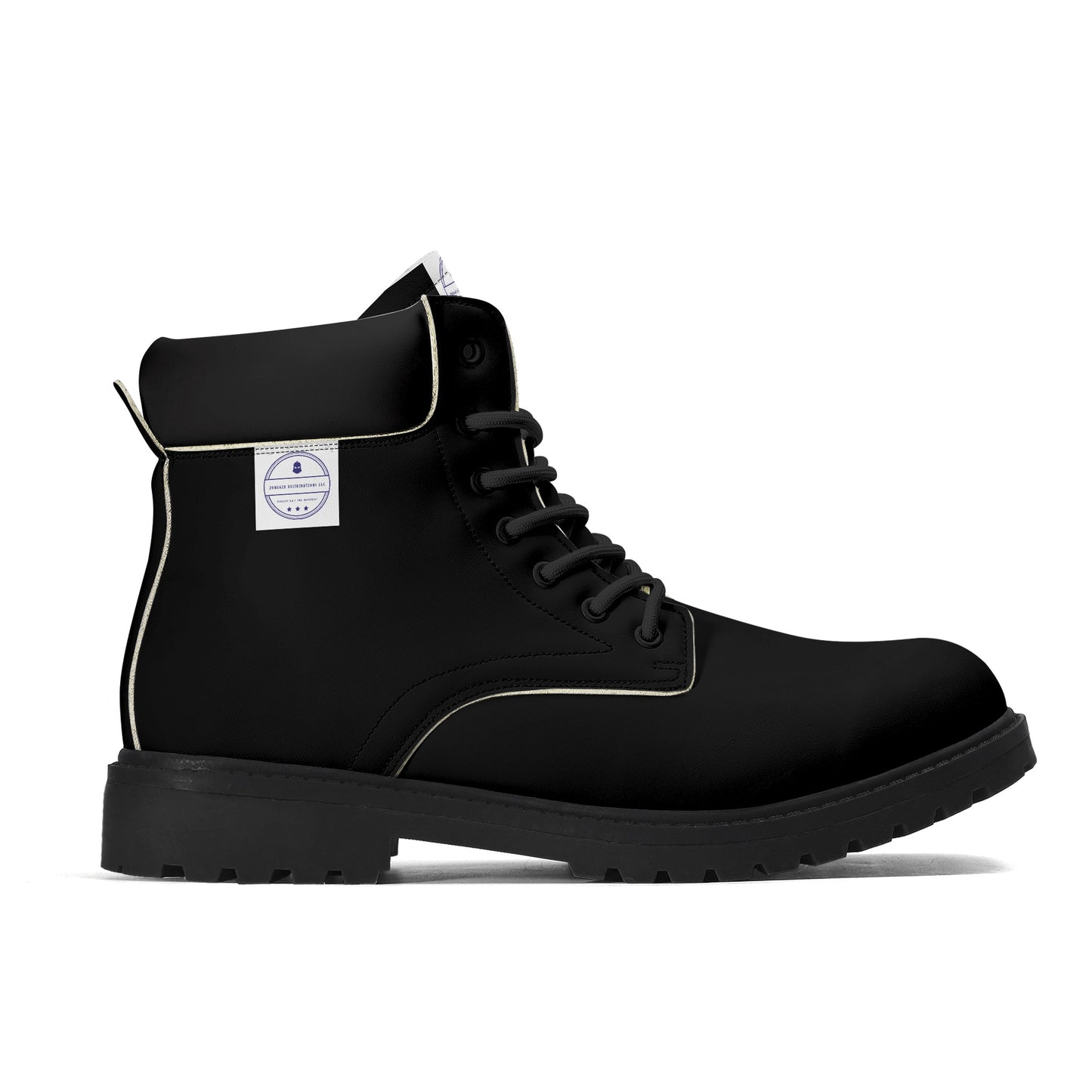 Get trendy with ZONE6IX DISTRIBUTIONS LLC Leather Black Outsole All Season Boots -  available at ZONE6IX DISTRIBUTIONS LLC . Grab yours for $189.99 today!