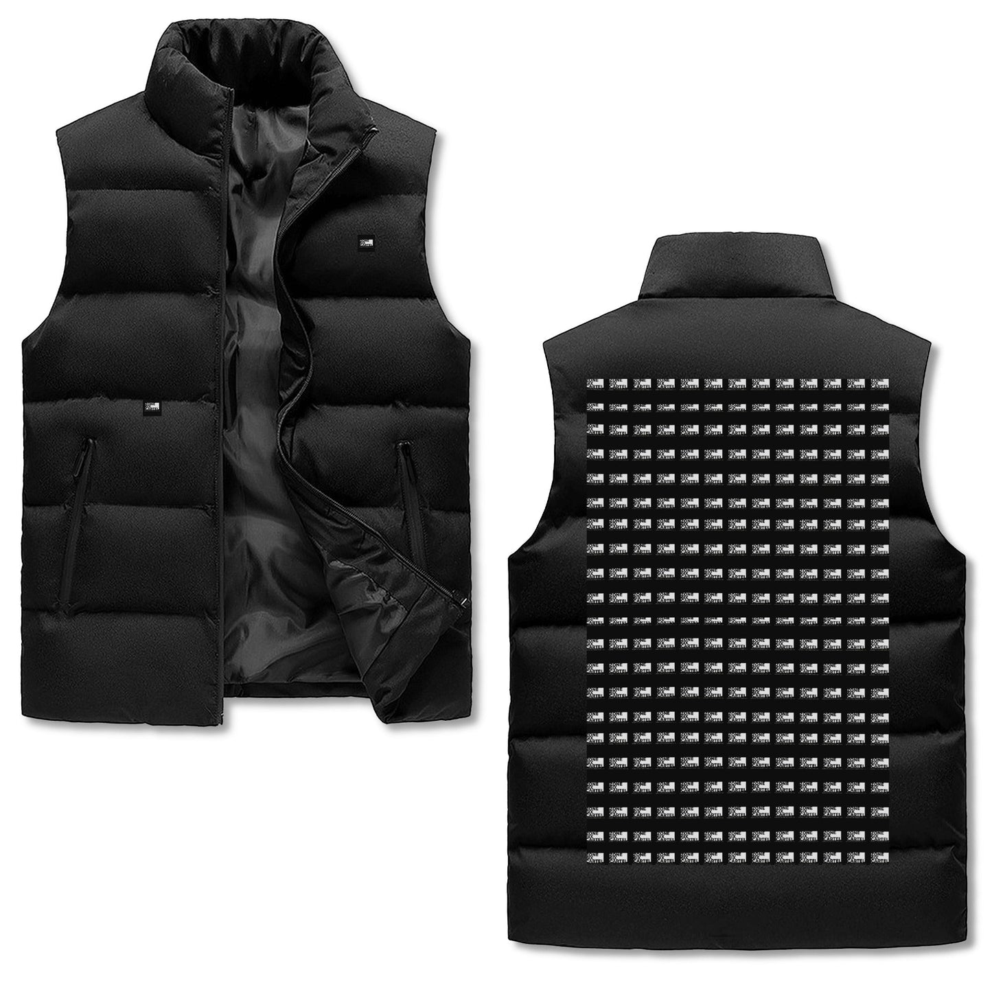 Get trendy with ZONE6IX CARTEL APPAREL Stand Collar Zip Up Puffer Vest by ZONE6IX DISTRIBUTIONS LLC. -  available at ZONE6IX DISTRIBUTIONS LLC . Grab yours for $88.96 today!