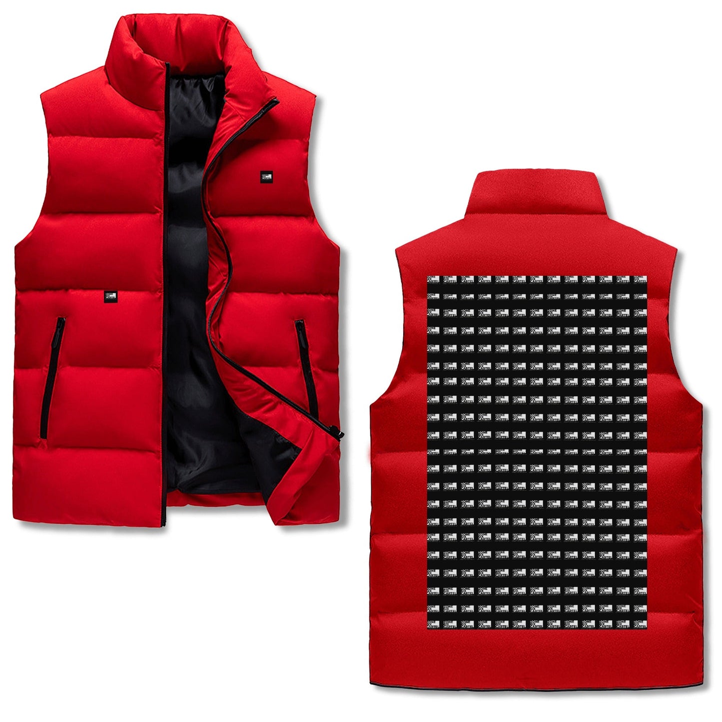 Get trendy with ZONe6IX CARTEL APPAREL Stand Collar Zip Up Puffer Vest by ZONE6IX DISTRIBUTIONS LLC. -  available at ZONE6IX DISTRIBUTIONS LLC . Grab yours for $88.96 today!