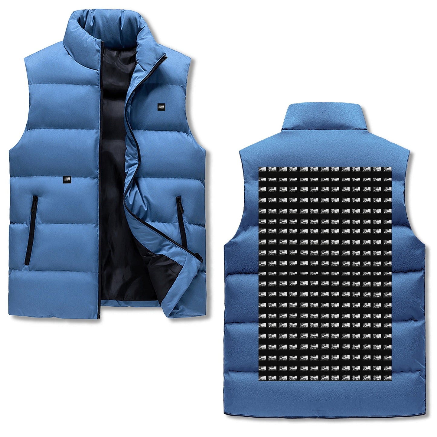 Get trendy with ZONE6IX CARTEL APPAREL Stand Collar Zip Up Puffer Vest by ZONE6IX DISTRIBUTIONS LLC. -  available at ZONE6IX DISTRIBUTIONS LLC . Grab yours for $88.96 today!