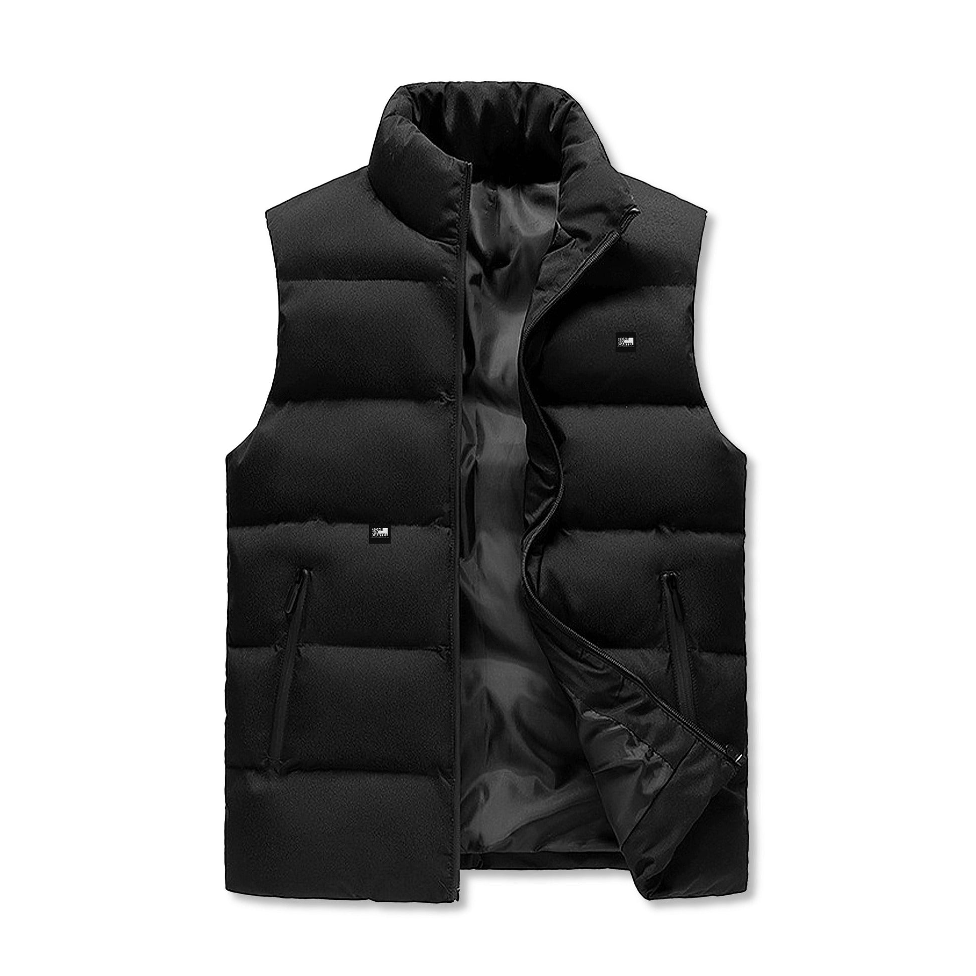 Get trendy with ZONE6IX CARTEL APPAREL Stand Collar Zip Up Puffer Vest by ZONE6IX DISTRIBUTIONS LLC. -  available at ZONE6IX DISTRIBUTIONS LLC . Grab yours for $88.96 today!