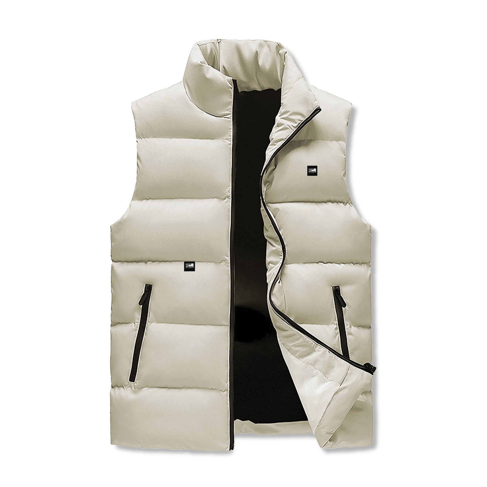 Get trendy with ZONE6IX CARTEL APPAREL Stand Collar Zip Up Puffer Vest by ZONE6IX DISTRIBUTIONS LLC. -  available at ZONE6IX DISTRIBUTIONS LLC . Grab yours for $88.96 today!