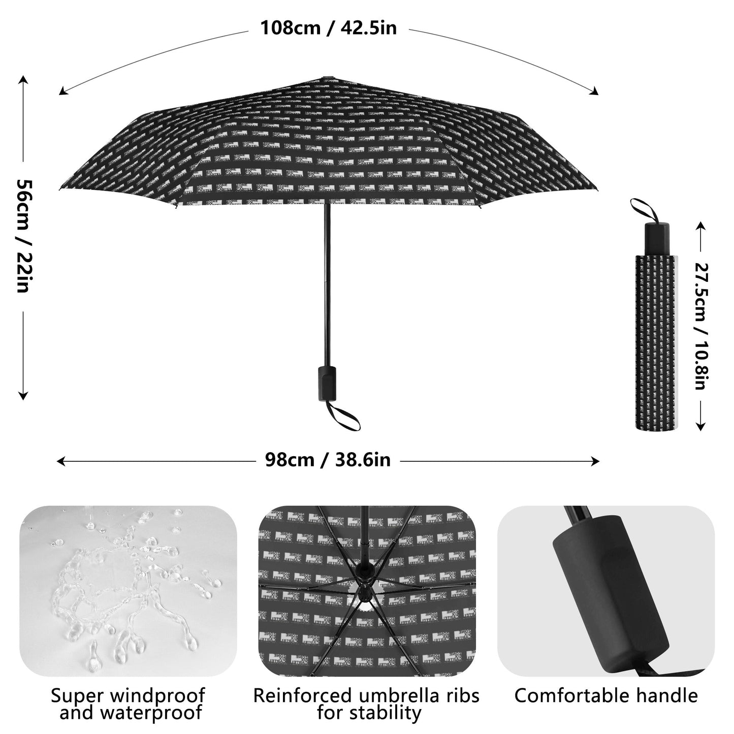 Get trendy with ZONE6IX CARTEL Lightweight Manual Folding Umbrella by ZONE6IX DISTRIBUTIONS LLC -  available at ZONE6IX DISTRIBUTIONS LLC . Grab yours for $43.95 today!