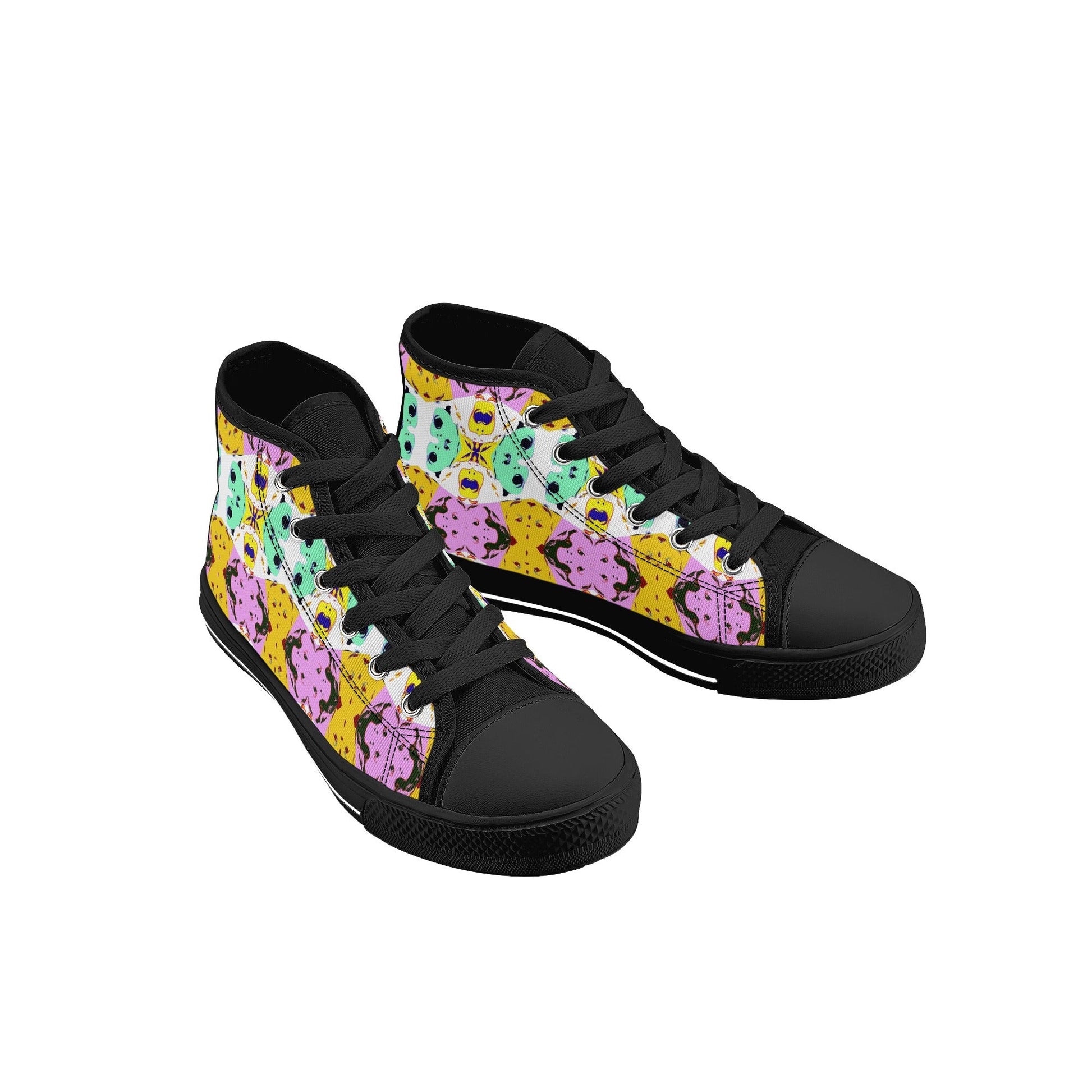 Get trendy with Girls High Top Canvas Shoes by ZONE6IX DISTRIBUTIONS LLC. -  available at ZONE6IX DISTRIBUTIONS LLC . Grab yours for $88.99 today!