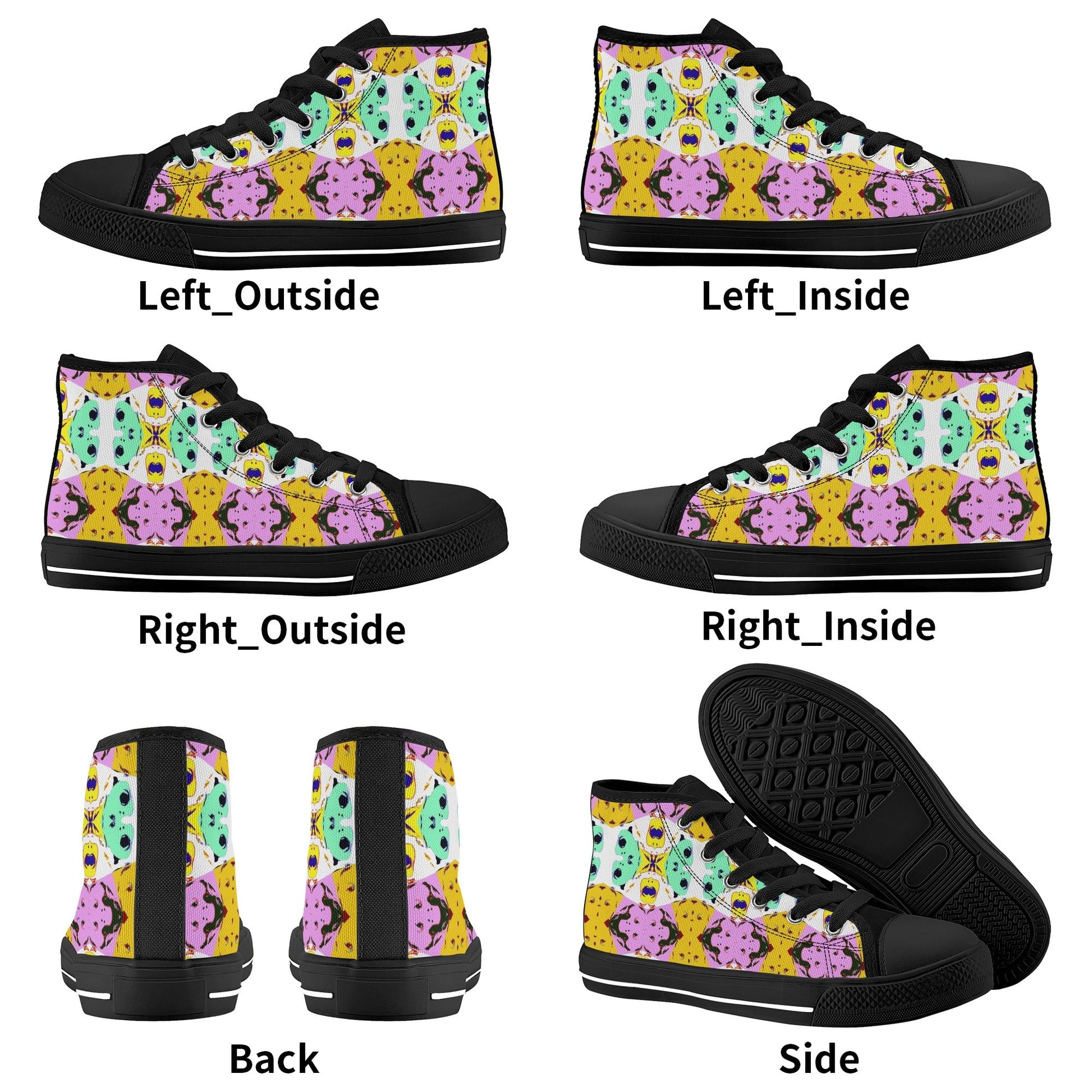 Get trendy with Girls High Top Canvas Shoes by ZONE6IX DISTRIBUTIONS LLC. -  available at ZONE6IX DISTRIBUTIONS LLC . Grab yours for $88.99 today!