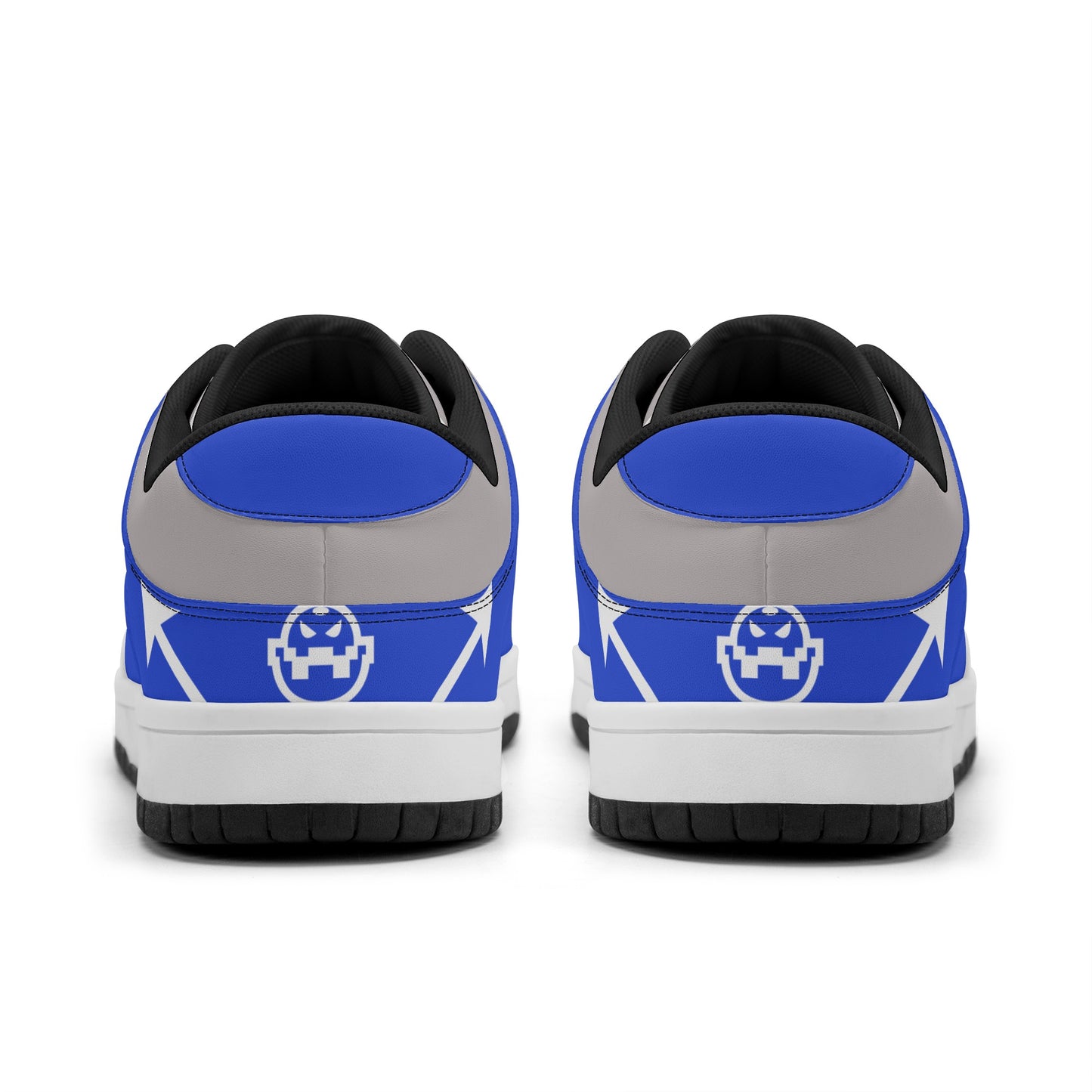 Get trendy with ZONE6IX DISTRIBUTIONS LLC. ARROWHEAD COURT SIDE "ZONE6IX BLUE" Low Top Leather Sneakers -  available at ZONE6IX DISTRIBUTIONS LLC . Grab yours for $165 today!