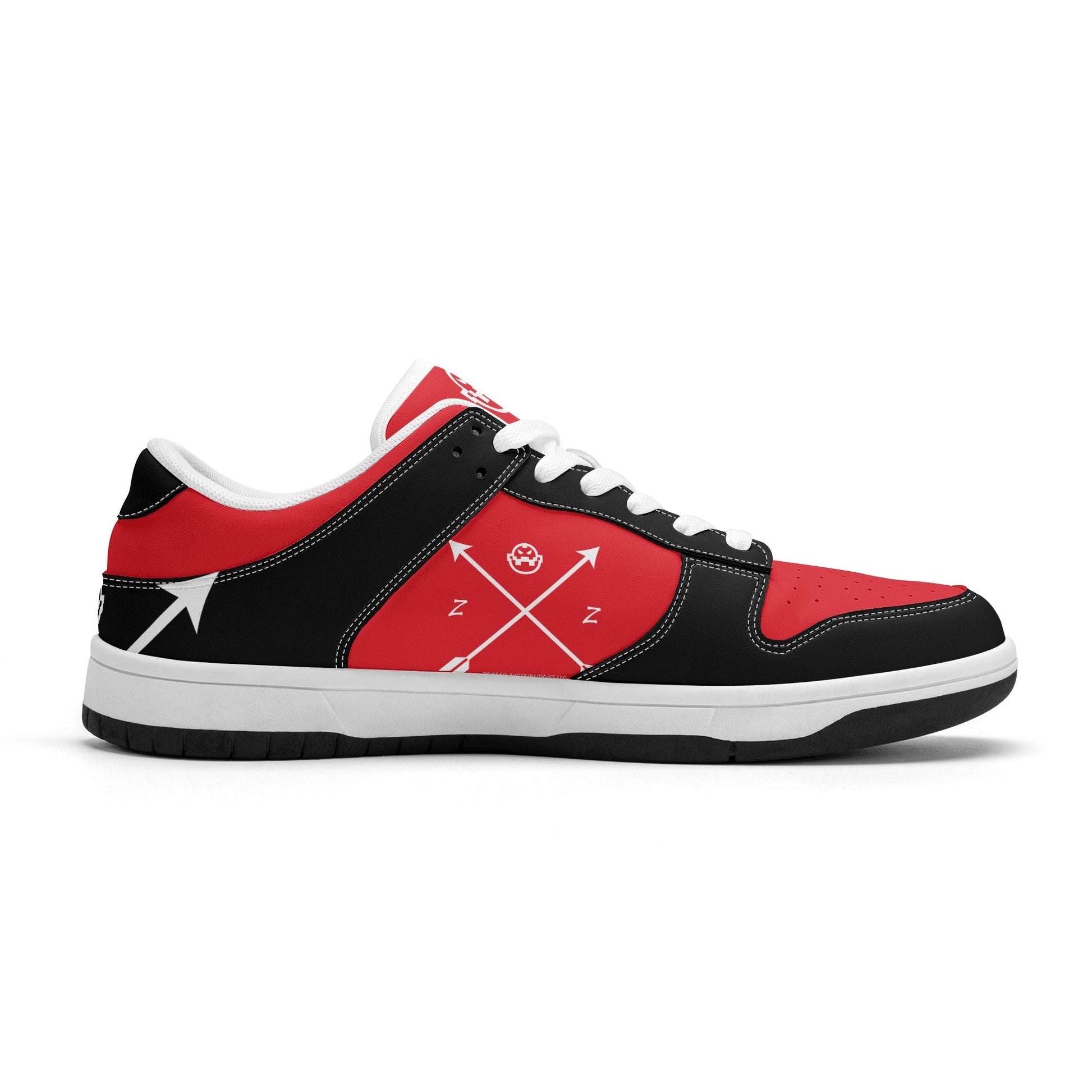 Get trendy with ZONE6IX DISTRIBUTIONS LLC. ARROWHEAD COURT SIDE DIABLO RED'S Low Top Leather Sneakers -  available at ZONE6IX DISTRIBUTIONS LLC . Grab yours for $165 today!