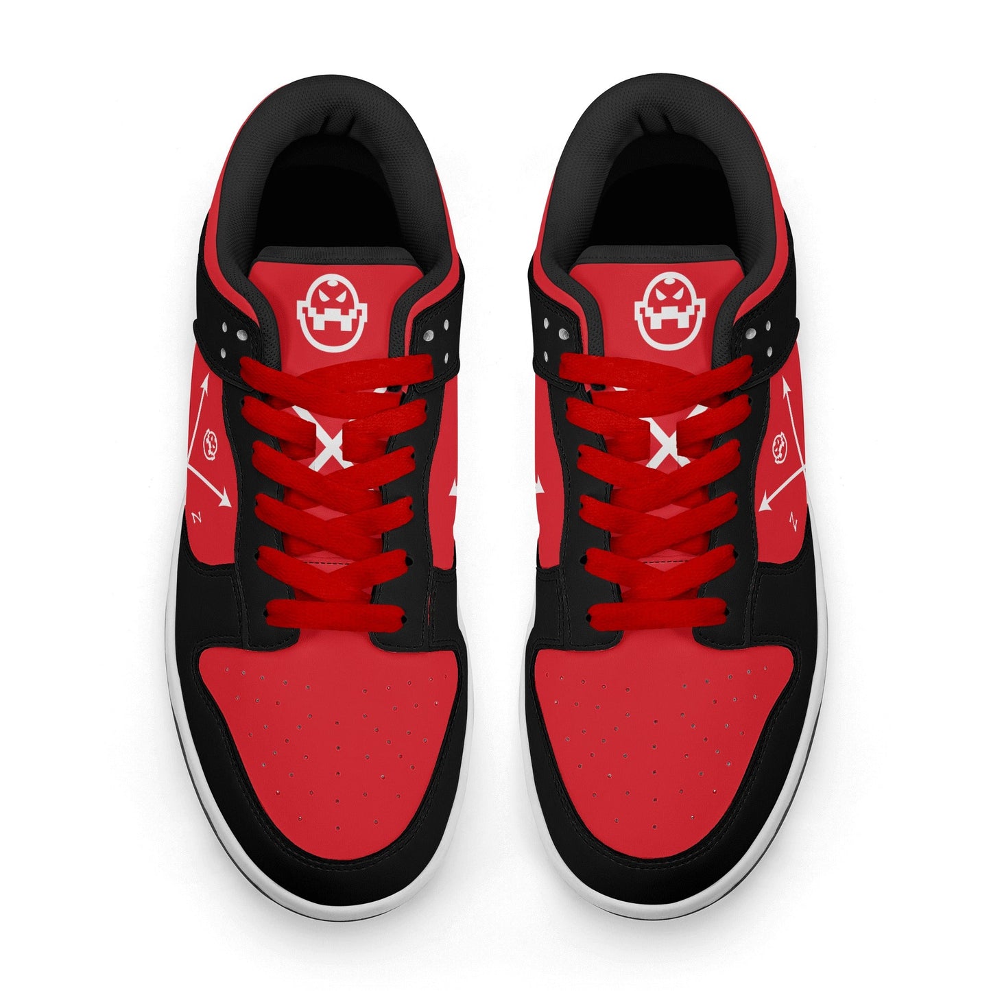 Get trendy with ZONE6IX DISTRIBUTIONS LLC. ARROWHEAD COURT SIDE DIABLO RED'S Low Top Leather Sneakers -  available at ZONE6IX DISTRIBUTIONS LLC . Grab yours for $165 today!