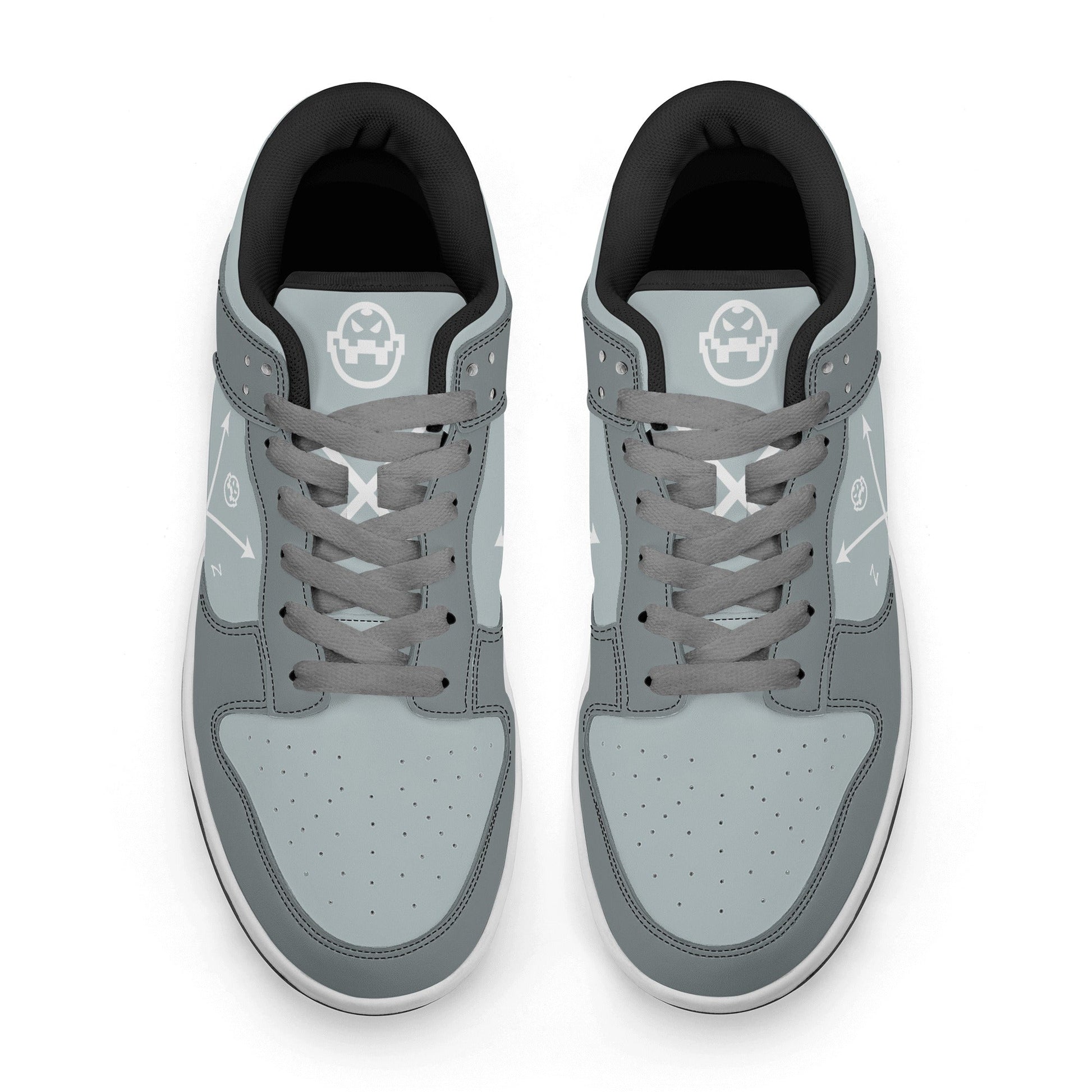 Get trendy with ZONE6IX DISTRIBUTIONS LLC. ARROWHEAD COURT SIDE "ARTIC GRAY"  Low Top Leather Sneakers -  available at ZONE6IX DISTRIBUTIONS LLC . Grab yours for $165 today!