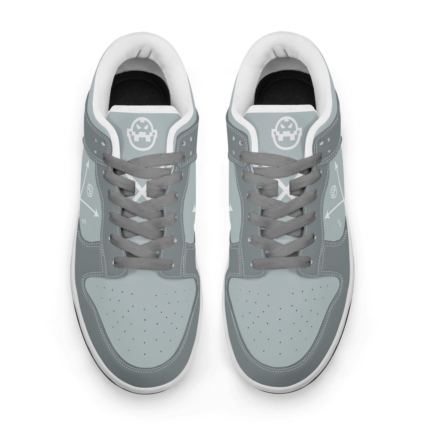 Get trendy with ZONE6IX DISTRIBUTIONS LLC. ARROWHEAD COURT SIDE "ARTIC GRAY"  Low Top Leather Sneakers -  available at ZONE6IX DISTRIBUTIONS LLC . Grab yours for $165 today!