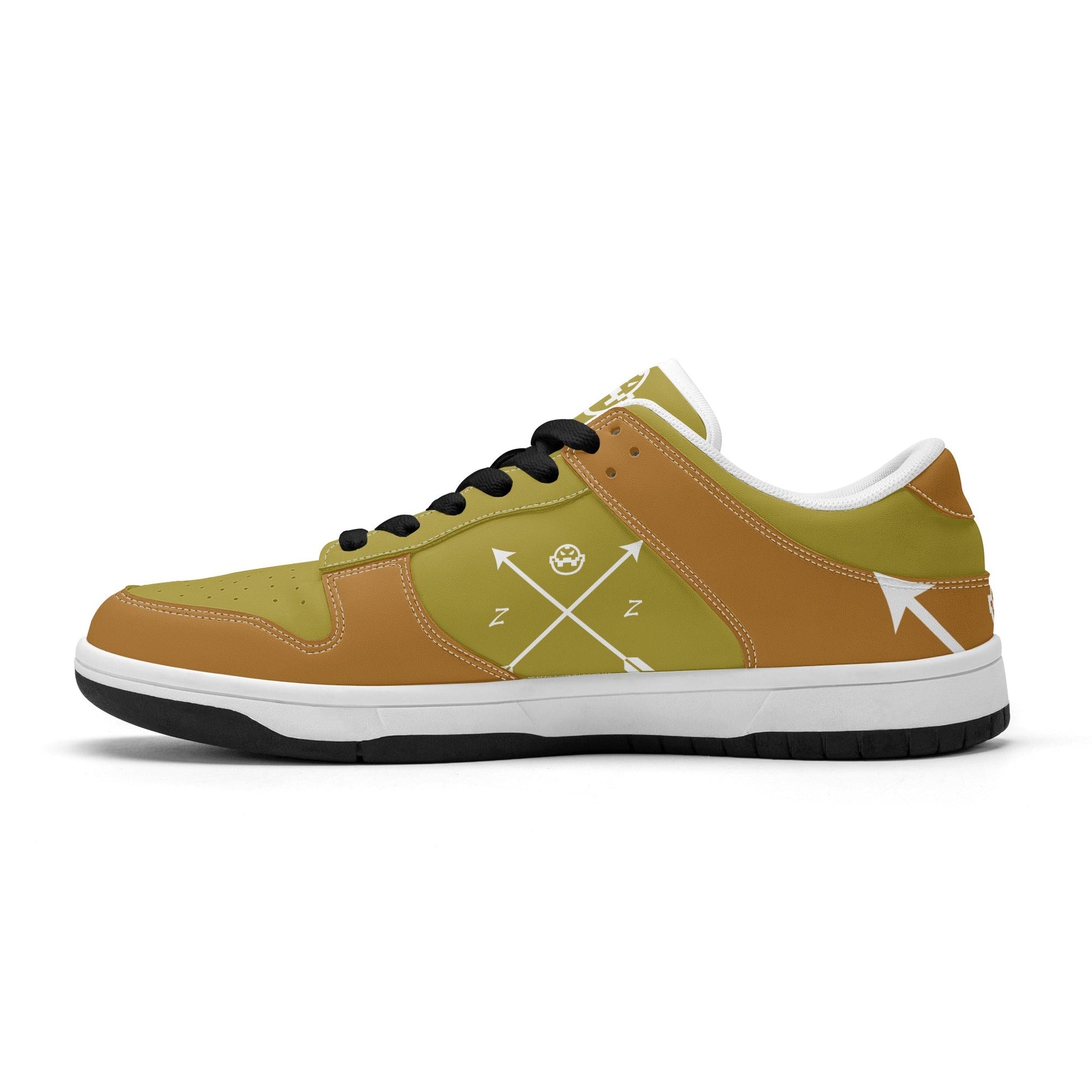 Get trendy with ZONE6IX DISTRIBUTIONS LLC. ARROWHEAD COURT SIDE "FOURTH QUARTERS" Low Top Leather Sneakers -  available at ZONE6IX DISTRIBUTIONS LLC . Grab yours for $165 today!