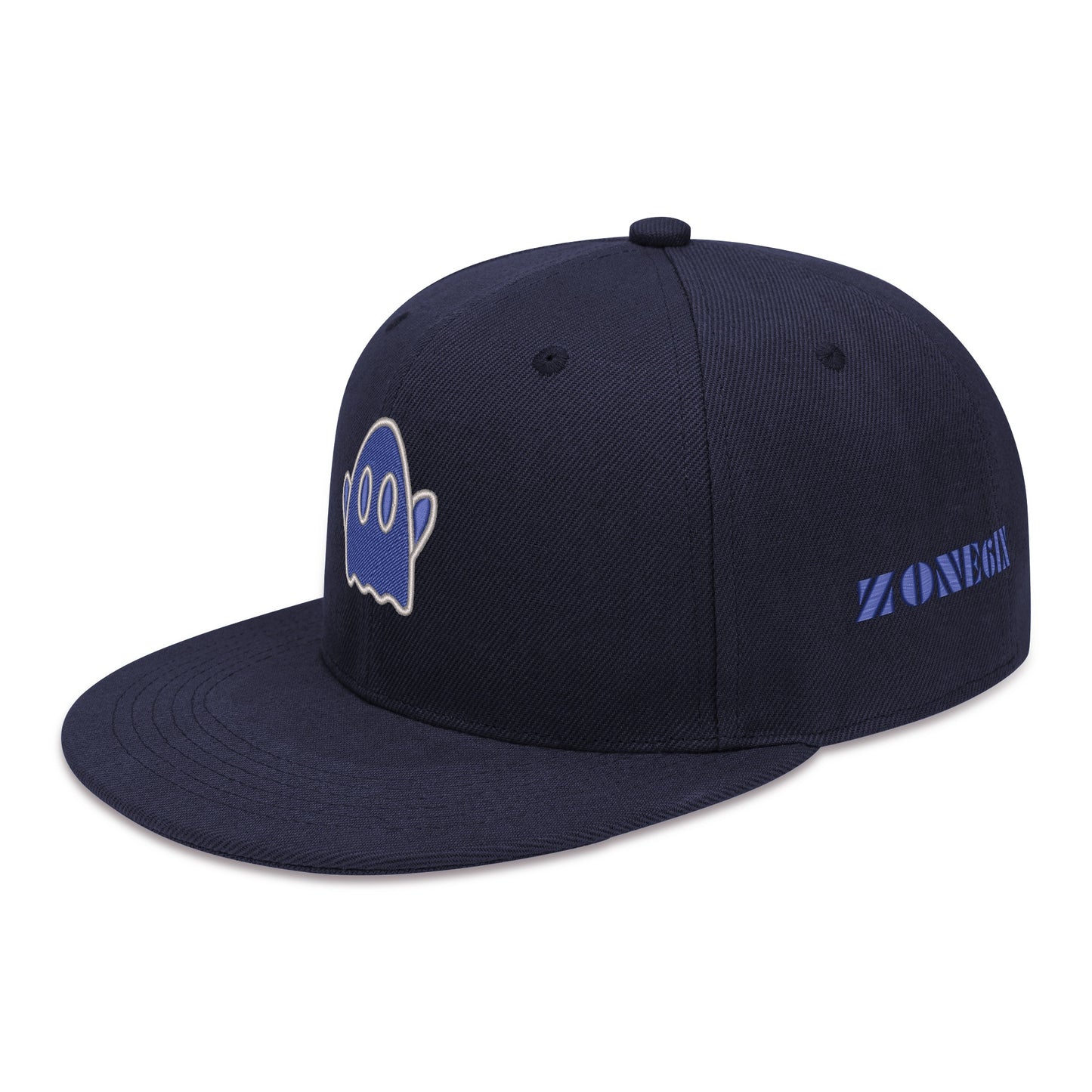 ZONE6IX DISTRIBUTIONS LLC. GHOST HEAD Flat Bill Cap