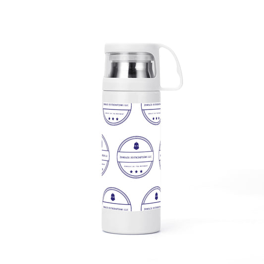 Get trendy with ZONE6IX DISTRIBUTIONS LLC. Sublimation Vacuum Bottle with Cup -  available at ZONE6IX DISTRIBUTIONS LLC . Grab yours for $35.98 today!