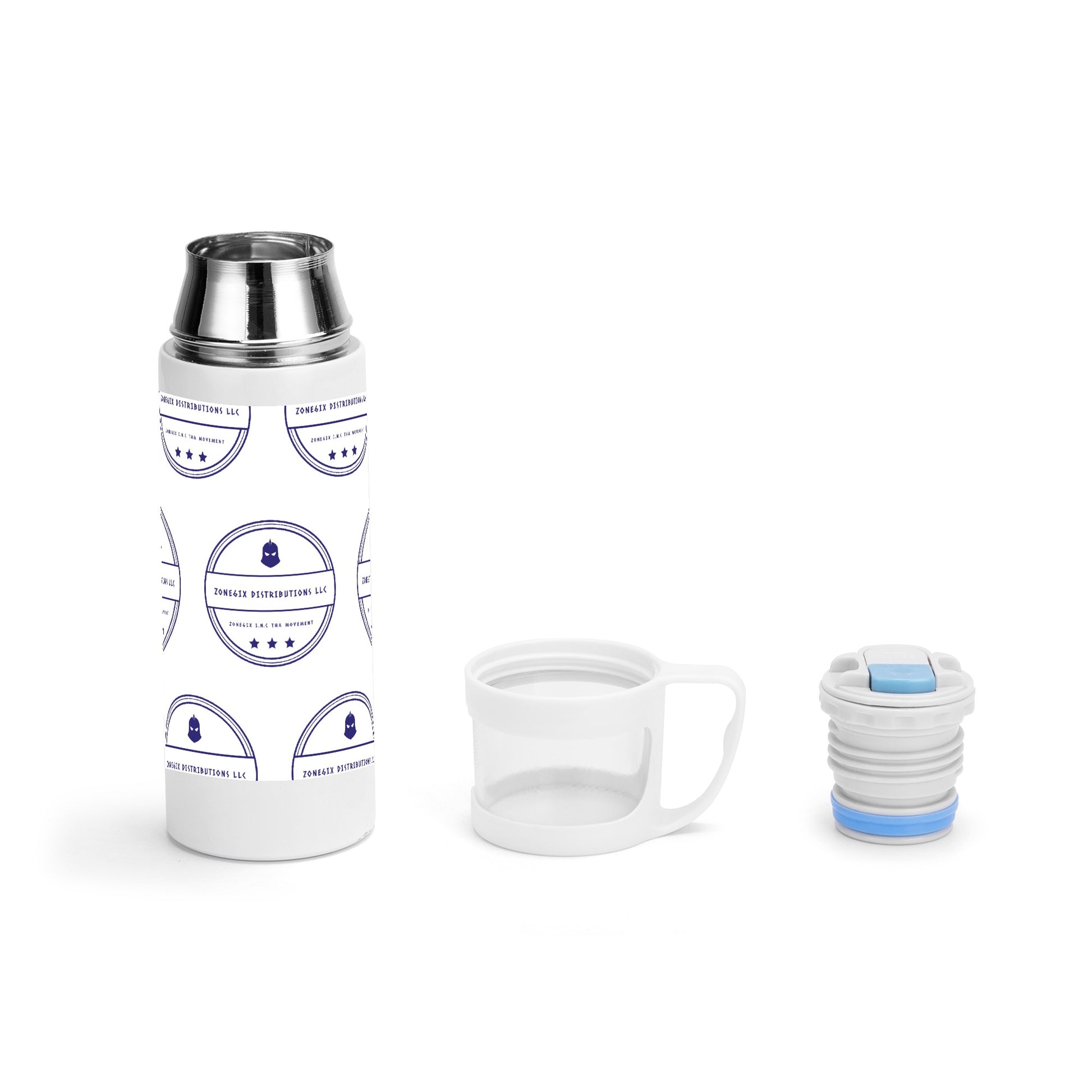 Get trendy with ZONE6IX DISTRIBUTIONS LLC. Sublimation Vacuum Bottle with Cup -  available at ZONE6IX DISTRIBUTIONS LLC . Grab yours for $35.98 today!