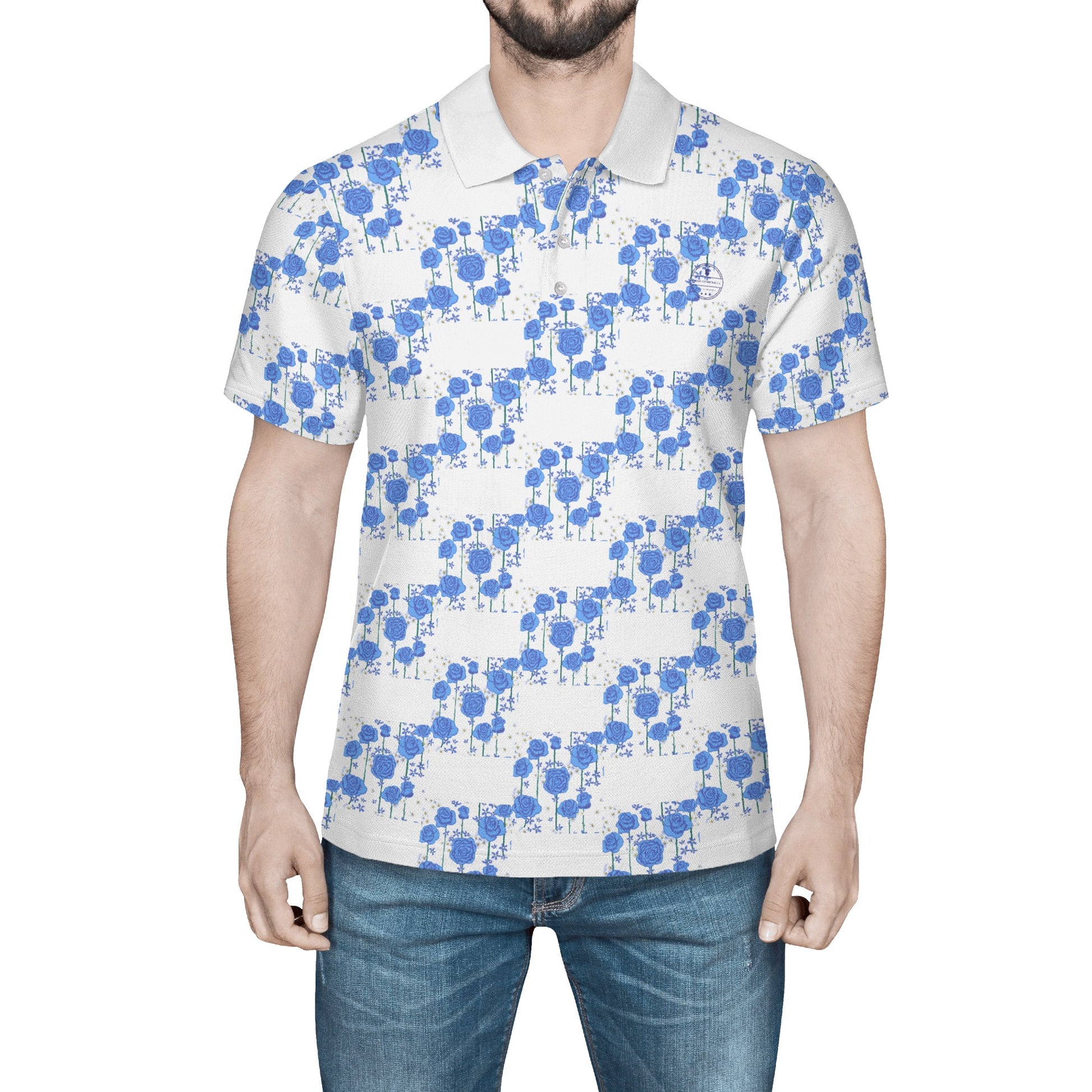 Get trendy with ZONE6IX DISTRIBUTIONS LLC Mens FLORAL PATTERN Polo Shirt -  available at ZONE6IX DISTRIBUTIONS LLC . Grab yours for $88.26 today!