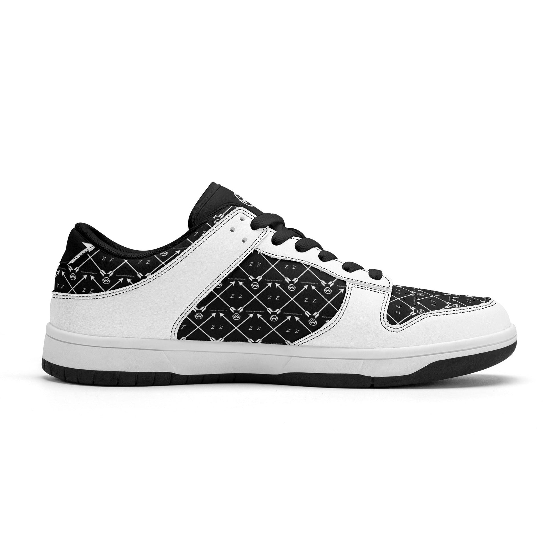 Get trendy with ZONE6IX DISTRIBUTIONS LLC ARROWHEAD COURT SIDE ZEBRAS Low Top Leather Sneakers -  available at ZONE6IX DISTRIBUTIONS LLC . Grab yours for $165 today!