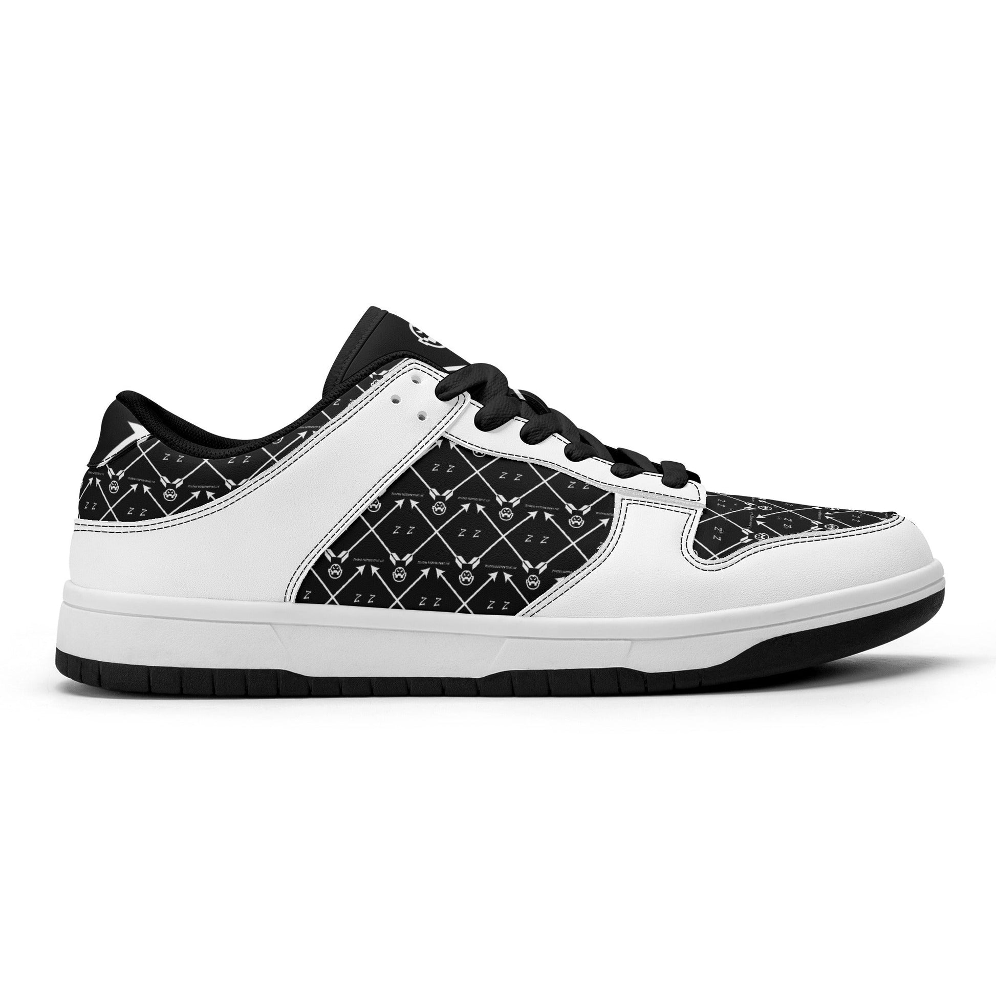 Get trendy with ZONE6IX DISTRIBUTIONS LLC ARROWHEAD COURT SIDE ZEBRAS Low Top Leather Sneakers -  available at ZONE6IX DISTRIBUTIONS LLC . Grab yours for $165 today!