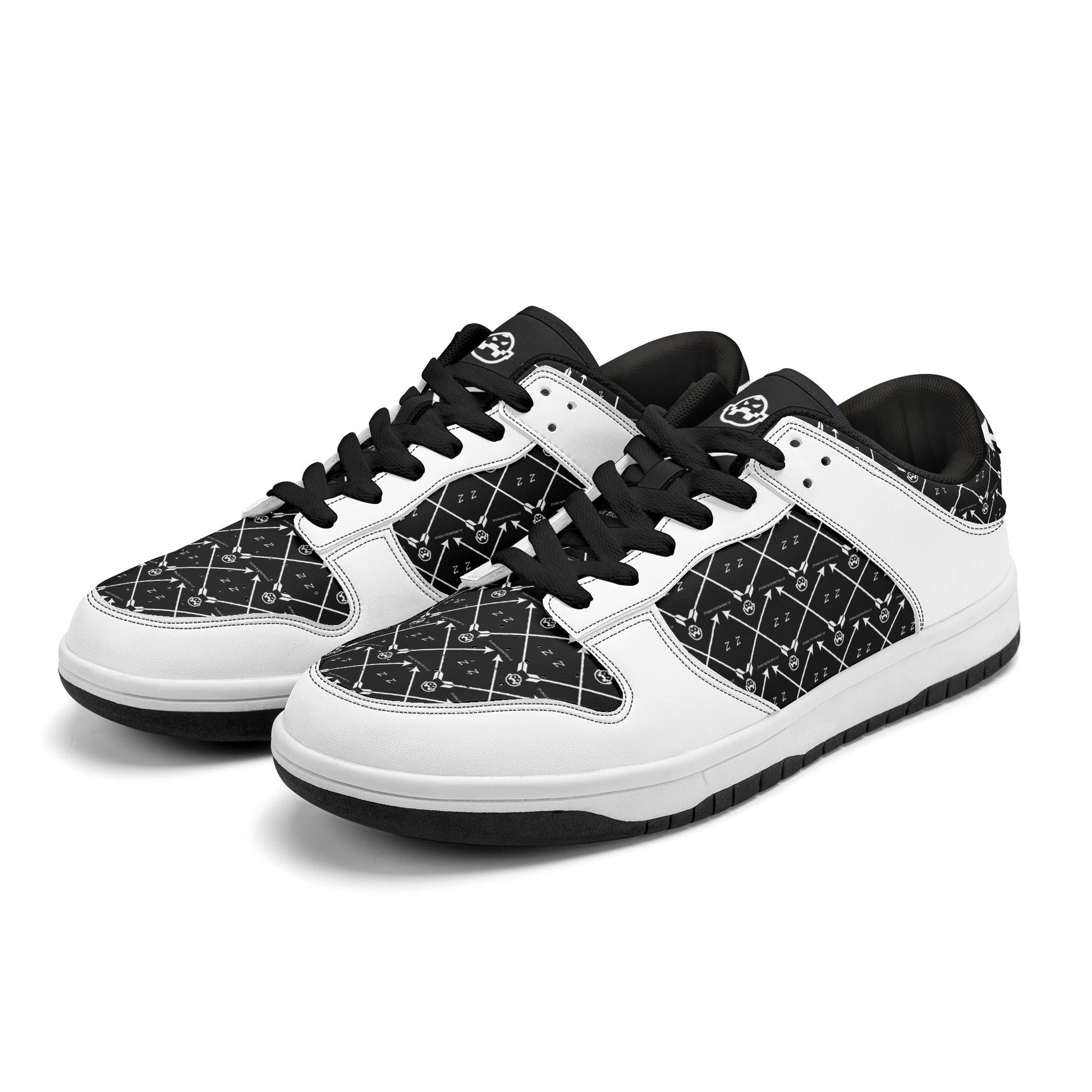 Get trendy with ZONE6IX DISTRIBUTIONS LLC ARROWHEAD COURT SIDE ZEBRAS Low Top Leather Sneakers -  available at ZONE6IX DISTRIBUTIONS LLC . Grab yours for $165 today!