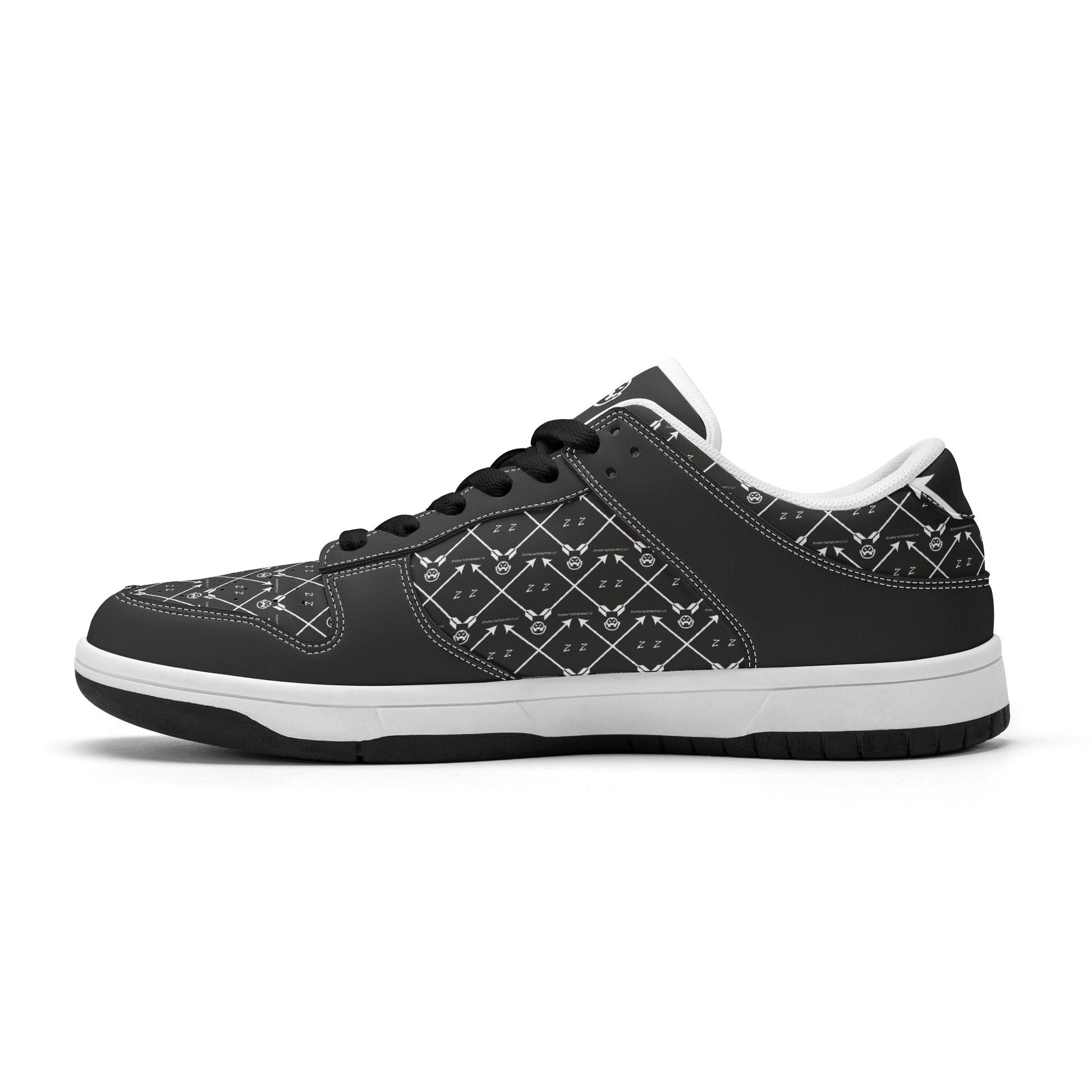 Get trendy with ZONE6IX DISTRIBUTIONS LLC ARROWHEAD COURT SIDE MIDNIGHT Low Top Leather Sneakers -  available at ZONE6IX DISTRIBUTIONS LLC . Grab yours for $225 today!