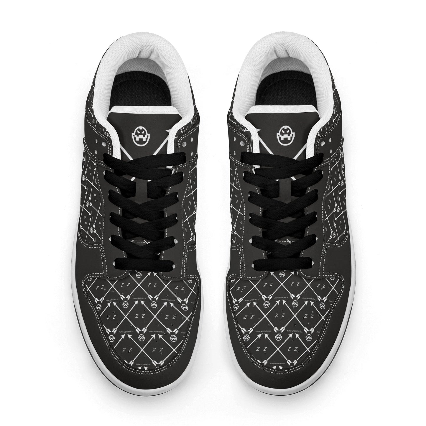 Get trendy with ZONE6IX DISTRIBUTIONS LLC ARROWHEAD COURT SIDE MIDNIGHT Low Top Leather Sneakers -  available at ZONE6IX DISTRIBUTIONS LLC . Grab yours for $225 today!