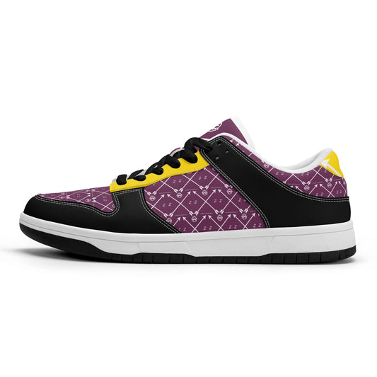 Get trendy with ZONE6IX DISTRIBUTIONS LLC ARROWHEAD COURT SIDE LAKE SHOW Low Top Leather Sneakers -  available at ZONE6IX DISTRIBUTIONS LLC . Grab yours for $350 today!