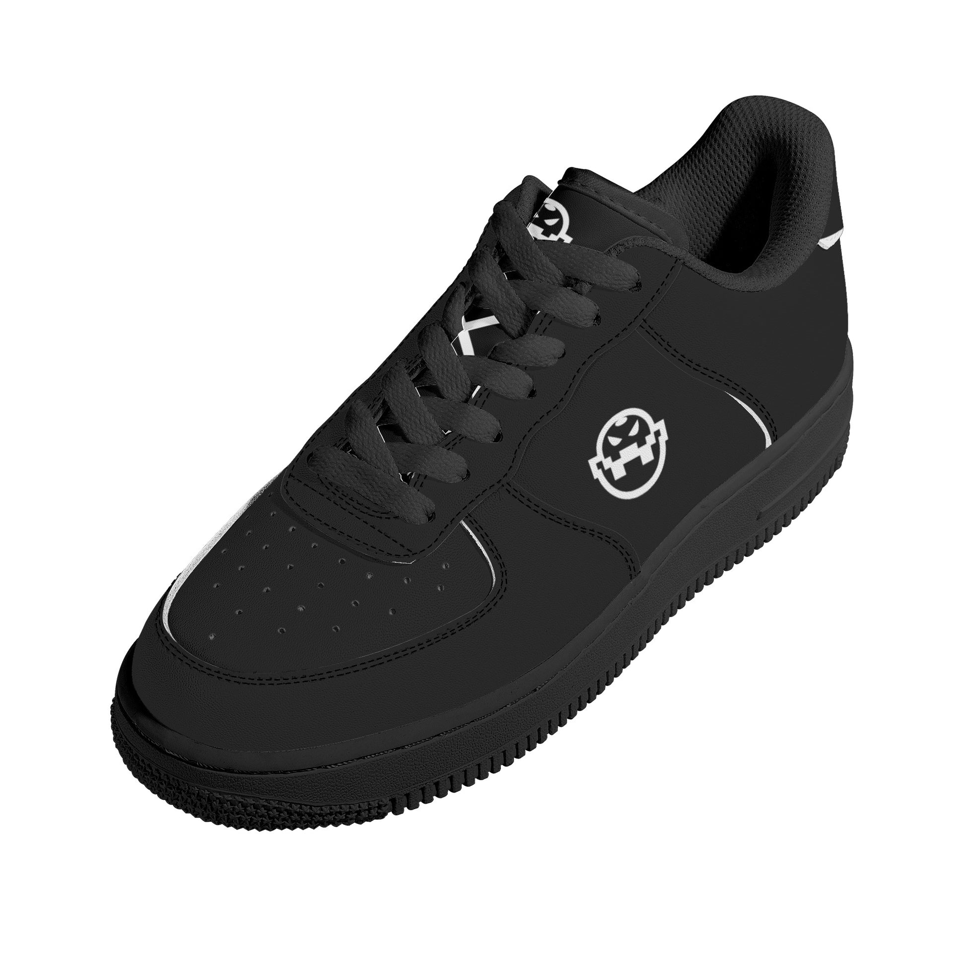 Get trendy with ZONE6IX DISTRIBUTIONS LLC ARROWHEAD BLACKOUT Mens Low Top Leather Sneakers -  available at ZONE6IX DISTRIBUTIONS LLC . Grab yours for $185 today!