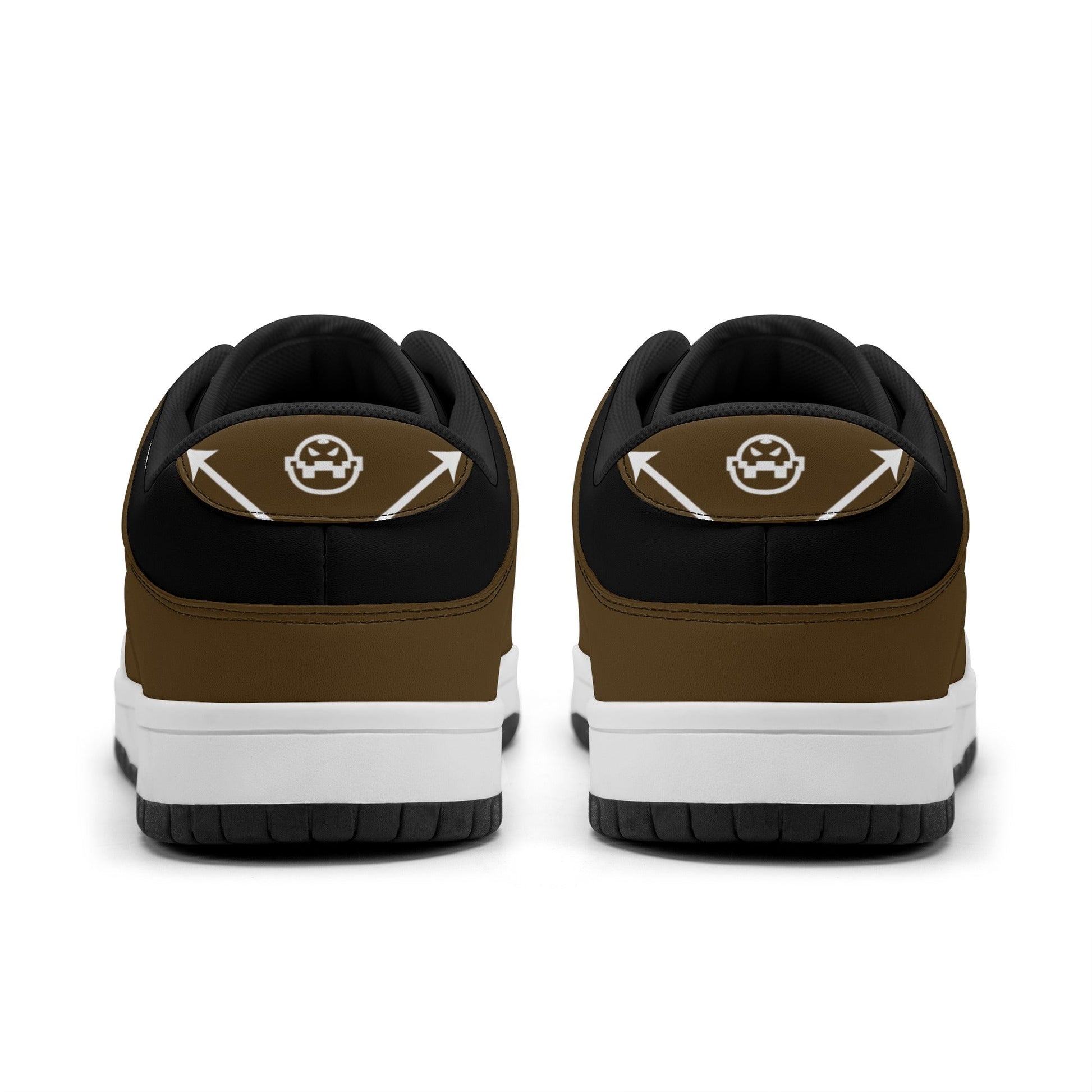 Get trendy with ZONE6IX DISTRIBUTIONS LLC ARROWHEAD COURT SIDE BLACK COFFE Low Top Leather Sneakers -  available at ZONE6IX DISTRIBUTIONS LLC . Grab yours for $165 today!