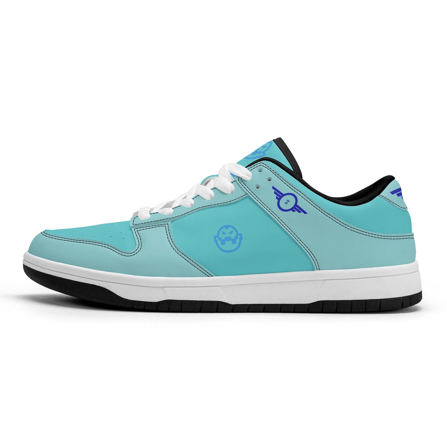 Get trendy with ZONE6IX DISTRIBUTIONS LLC COURT SIDE TAKE FLIGHT Low Top Leather Sneakers  ICE BLUES -  available at ZONE6IX DISTRIBUTIONS LLC . Grab yours for $165 today!