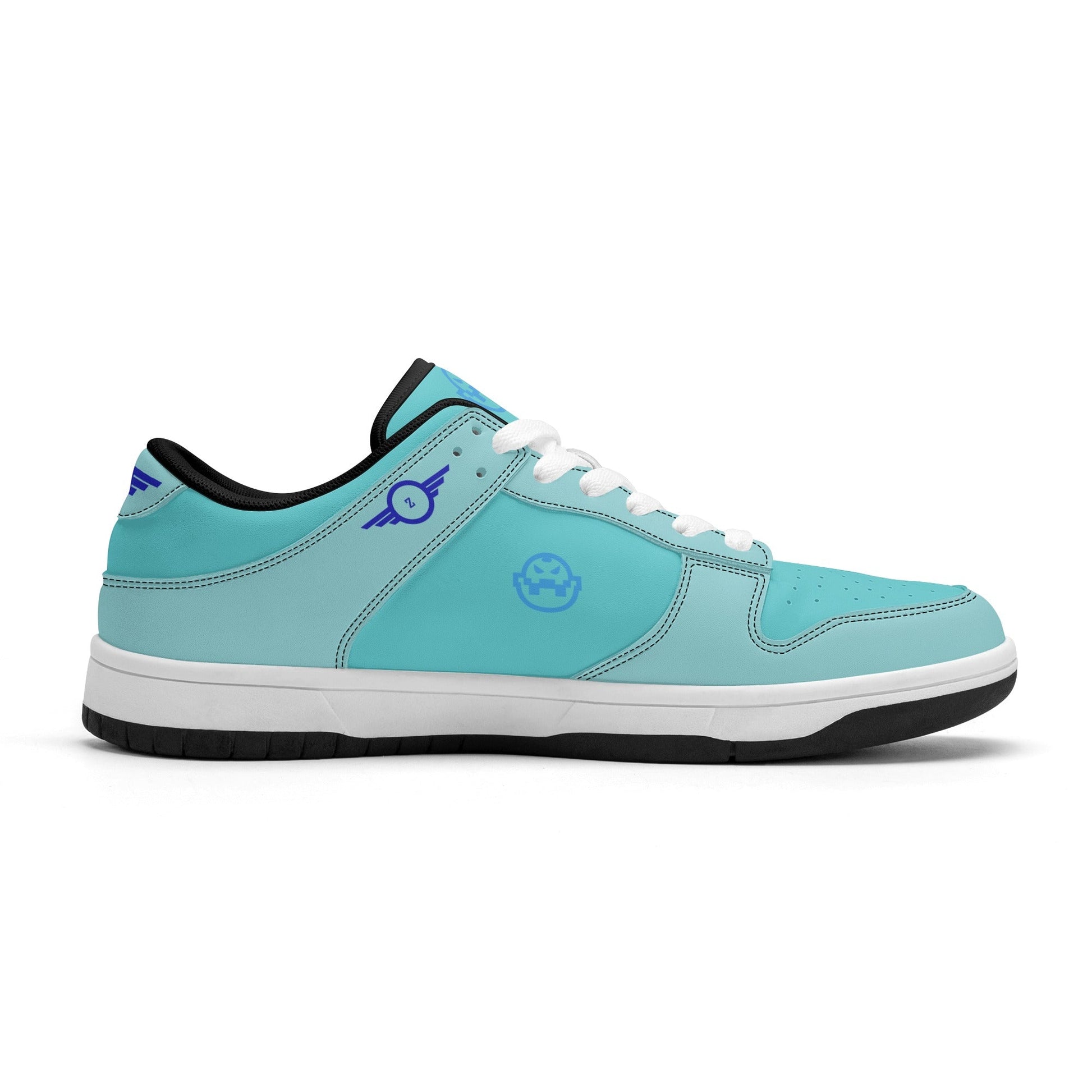 Get trendy with ZONE6IX DISTRIBUTIONS LLC COURT SIDE TAKE FLIGHT Low Top Leather Sneakers  ICE BLUES -  available at ZONE6IX DISTRIBUTIONS LLC . Grab yours for $165 today!