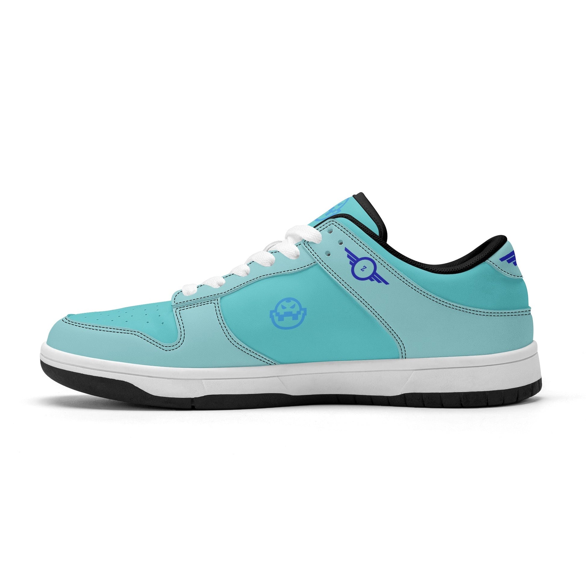 Get trendy with ZONE6IX DISTRIBUTIONS LLC COURT SIDE TAKE FLIGHT Low Top Leather Sneakers  ICE BLUES -  available at ZONE6IX DISTRIBUTIONS LLC . Grab yours for $165 today!