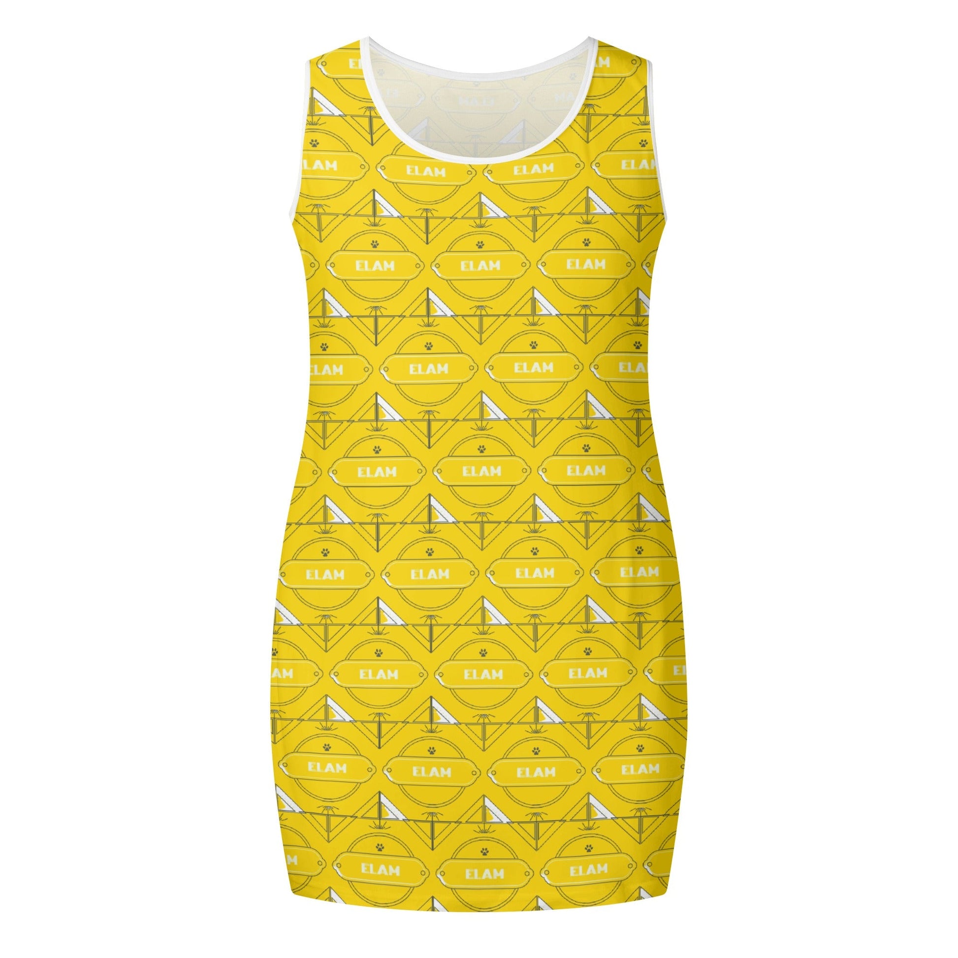 Get trendy with ELAM by ZONE6IX DISTRIBUTIONS LLC Womens Elegant Sleeveless Vest Dress -  available at ZONE6IX DISTRIBUTIONS LLC . Grab yours for $119.58 today!