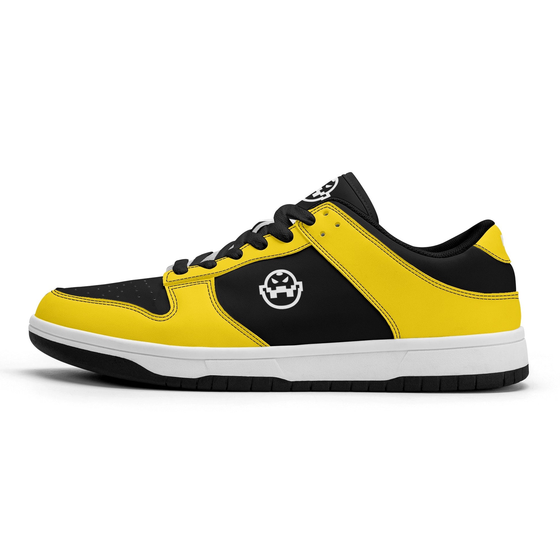 Get trendy with ZONE6IX DISTRIBUTIONS LLC COURT SIDE BUMBLE BEE Low Top Leather Sneakers -  available at ZONE6IX DISTRIBUTIONS LLC . Grab yours for $165 today!