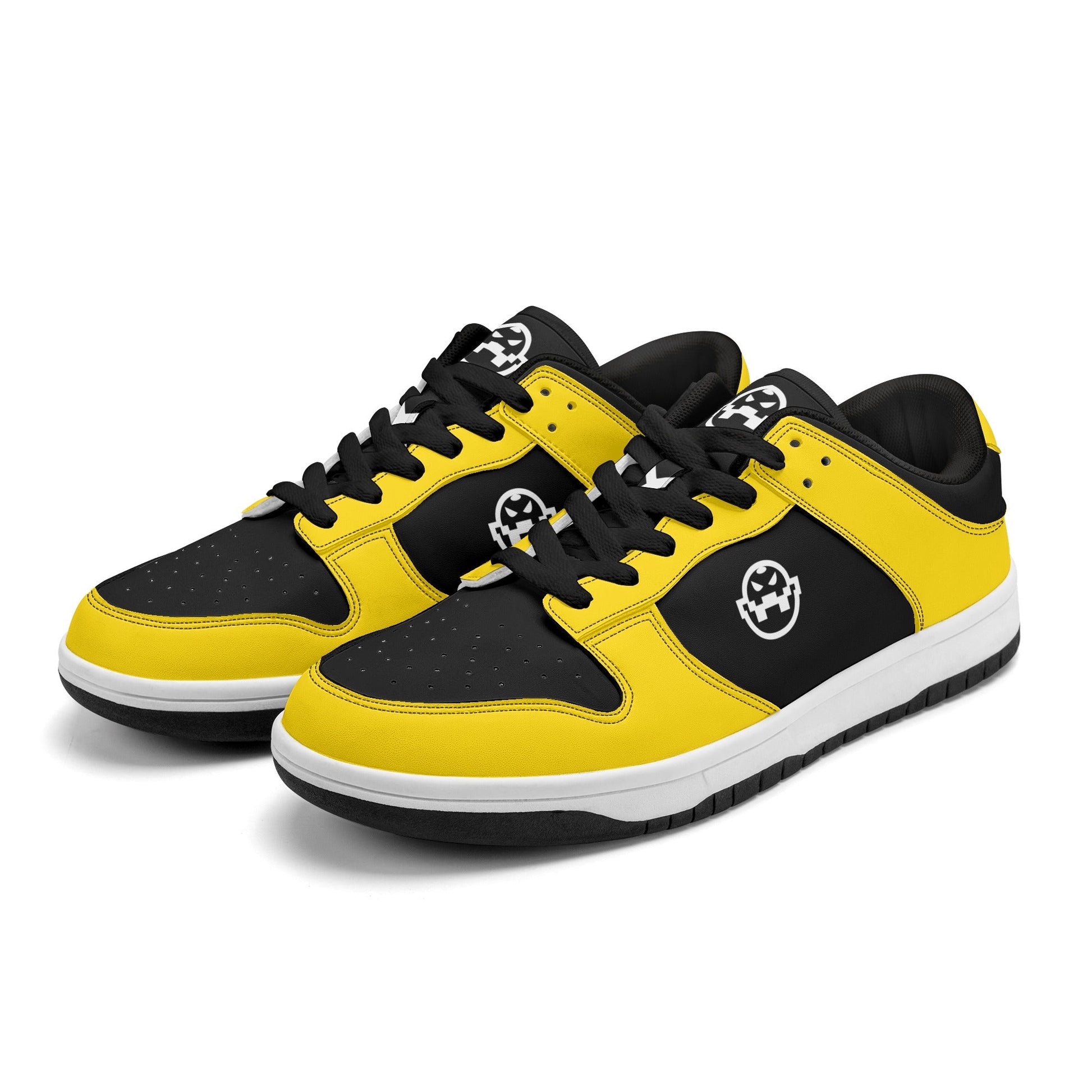 Get trendy with ZONE6IX DISTRIBUTIONS LLC COURT SIDE BUMBLE BEE Low Top Leather Sneakers -  available at ZONE6IX DISTRIBUTIONS LLC . Grab yours for $165 today!