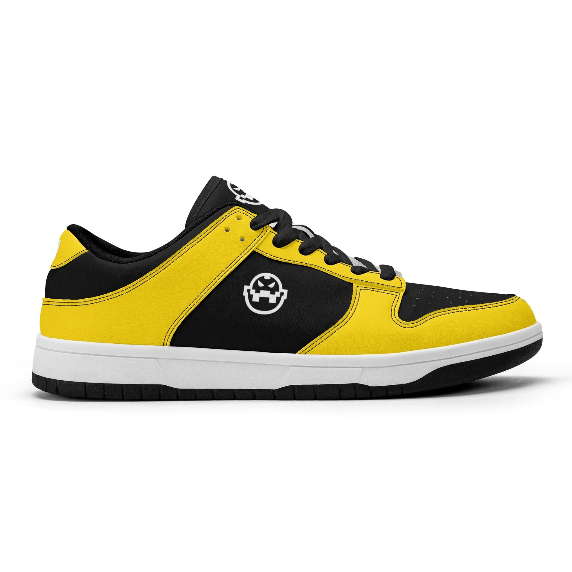 Get trendy with ZONE6IX DISTRIBUTIONS LLC COURT SIDE BUMBLE BEE Low Top Leather Sneakers -  available at ZONE6IX DISTRIBUTIONS LLC . Grab yours for $165 today!