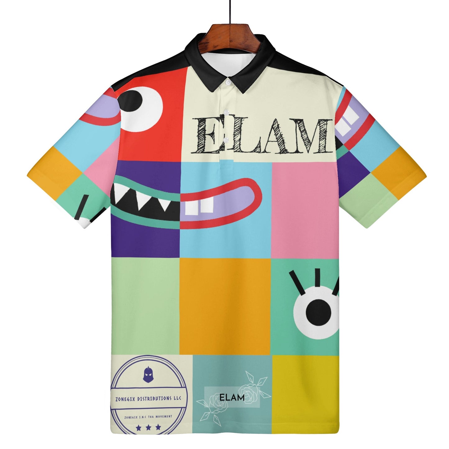 Get trendy with ELAM by ZONE6IX DISTRIBUTIONS LLC Womens Polo Shirt -  available at ZONE6IX DISTRIBUTIONS LLC . Grab yours for $67 today!