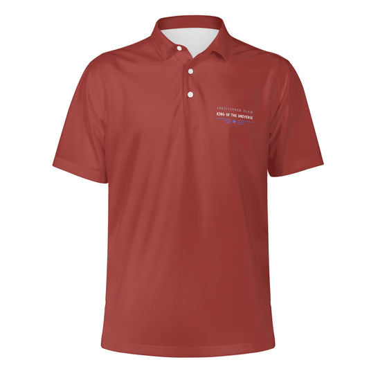 Get trendy with CHRISTOPHER ELAM KING OF THE UNIVERSE by ZONE6IX DISTRIBUTIONS LLC POLO -  available at ZONE6IX DISTRIBUTIONS LLC . Grab yours for $89 today!