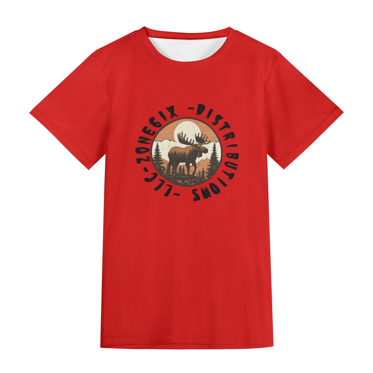 Get trendy with ZONE6IX DISTRIBUTIONS LLC MOOSE HEAD Short Sleeve Tshirt -  available at ZONE6IX DISTRIBUTIONS LLC . Grab yours for $57.95 today!