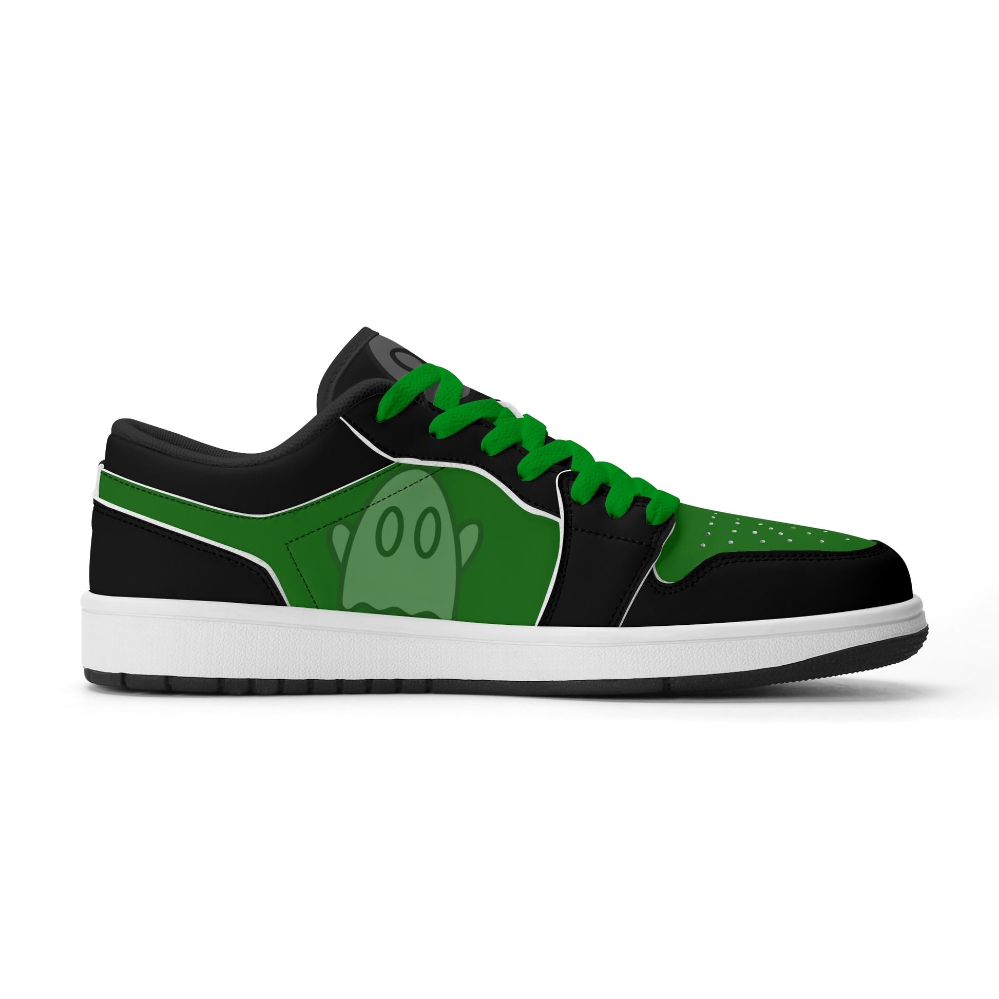 Get trendy with ZONE6IX DISTRIBUTIONS GHOST GOBLINS Low Top Sneakers -  available at ZONE6IX DISTRIBUTIONS LLC . Grab yours for $225 today!