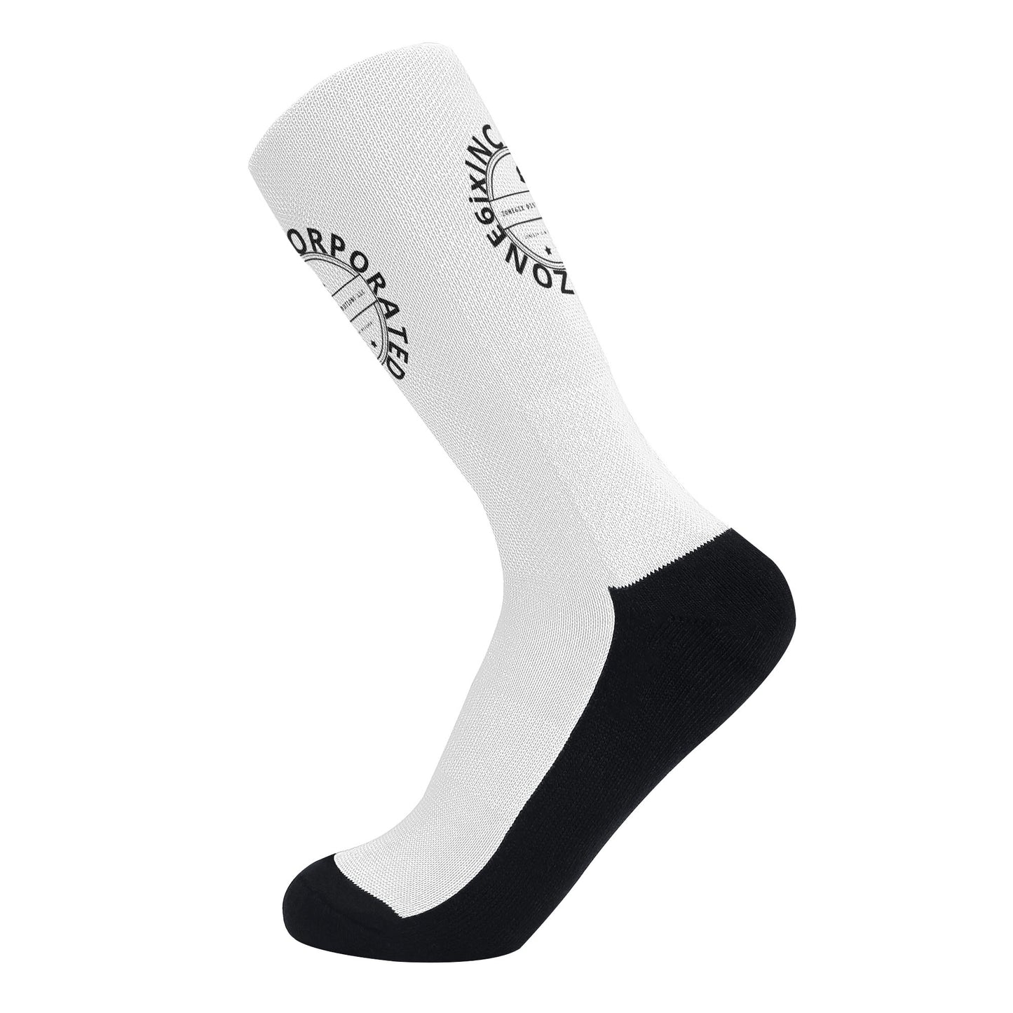 Get trendy with Comfortable ZONE6IX DISTRIBUTIONS LLC Polyester Cotton Crew Socks, Athletic Ribbed Cuff & Reinforced Toe/Heel, Best for Sport Lovers & Daily Casual Use -  available at ZONE6IX DISTRIBUTIONS LLC ©️. Grab yours for $27 today!