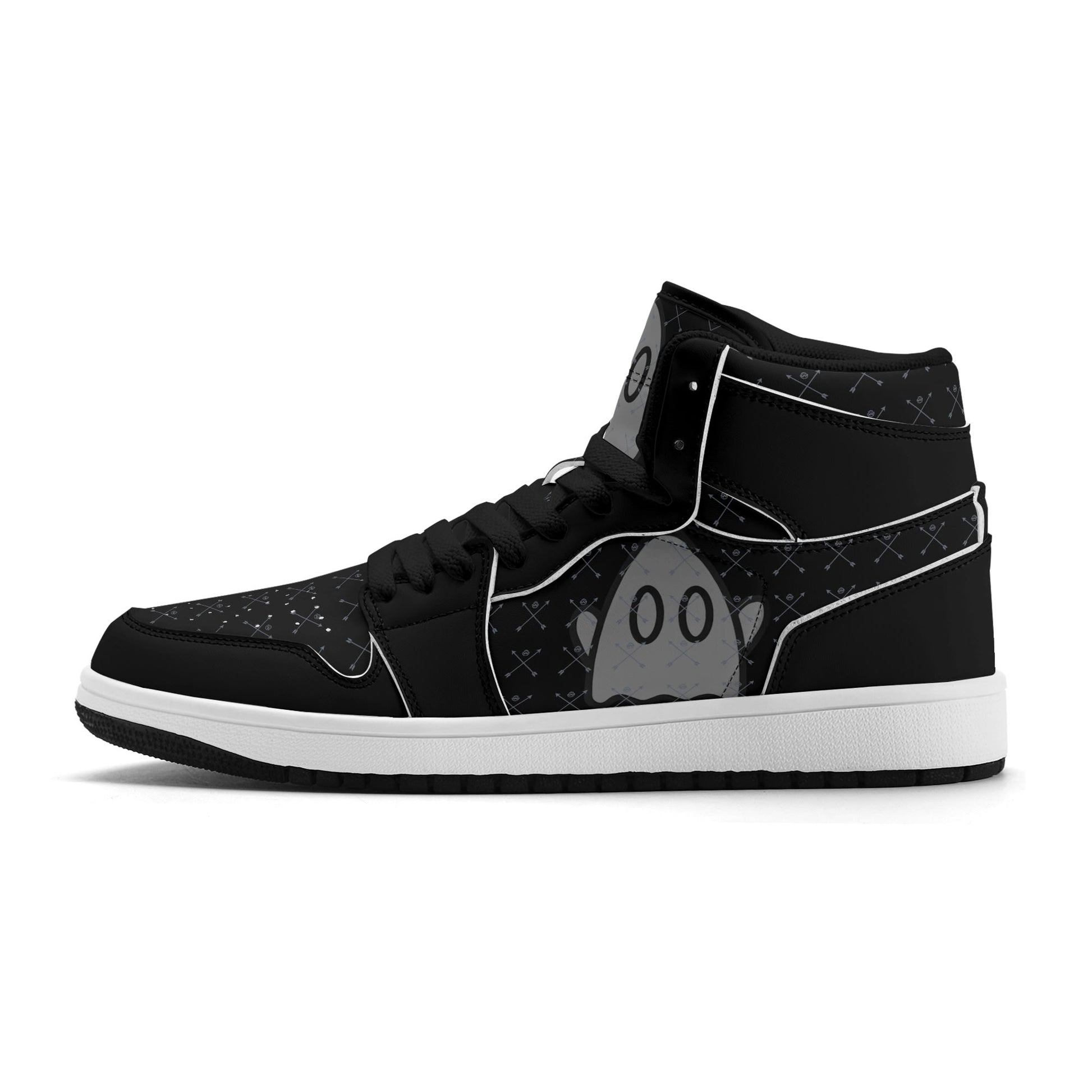 Get trendy with ZONE6IX DISTRIBUTIONS GHOST METEORITE High Top Sneakers -  available at ZONE6IX DISTRIBUTIONS LLC ©️. Grab yours for $150 today!