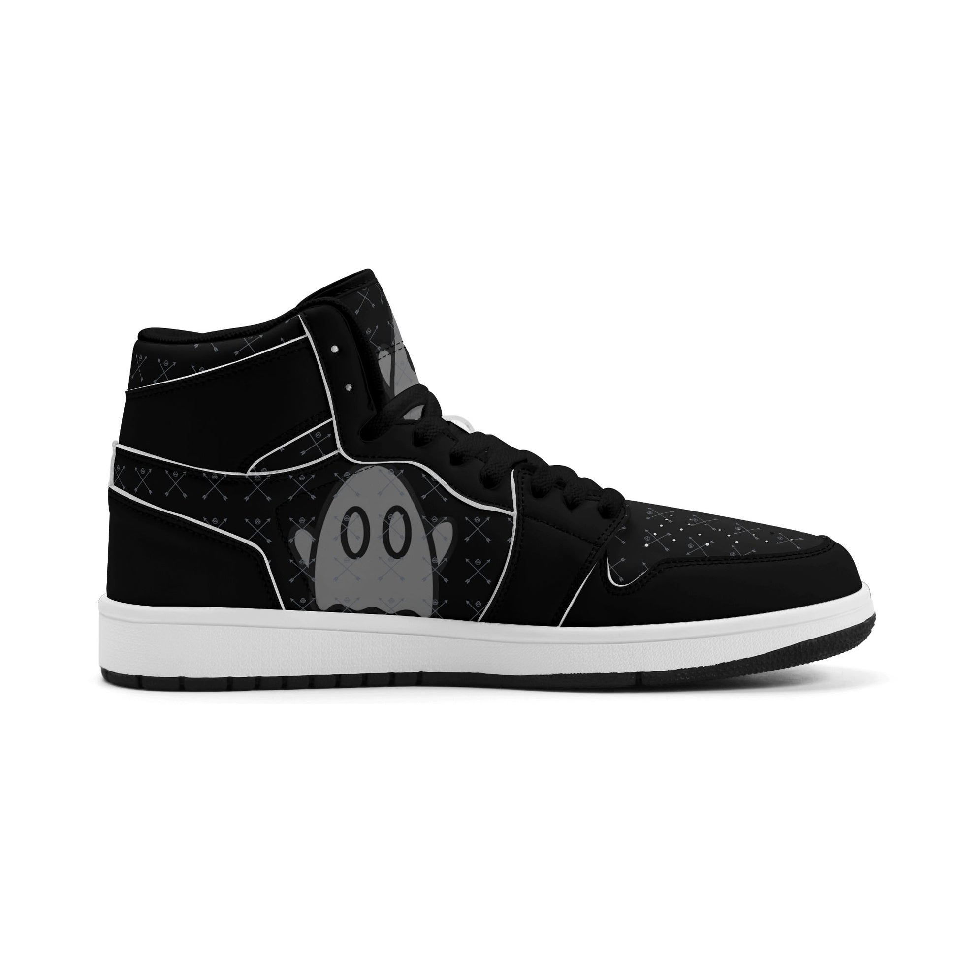 Get trendy with ZONE6IX DISTRIBUTIONS GHOST METEORITE High Top Sneakers -  available at ZONE6IX DISTRIBUTIONS LLC ©️. Grab yours for $150 today!