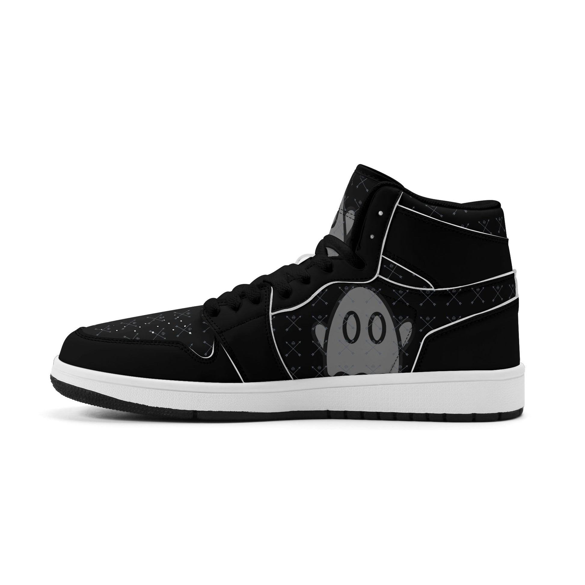 Get trendy with ZONE6IX DISTRIBUTIONS GHOST METEORITE High Top Sneakers -  available at ZONE6IX DISTRIBUTIONS LLC ©️. Grab yours for $150 today!