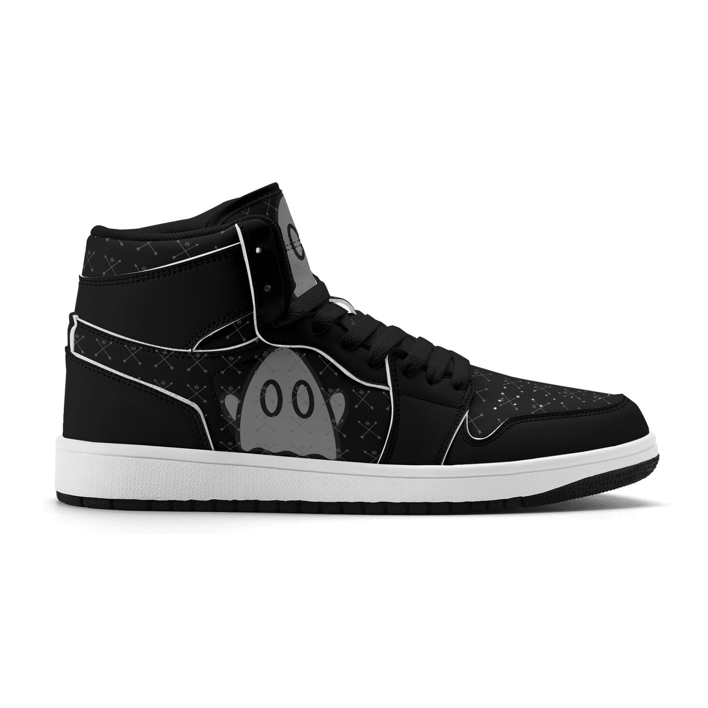 Get trendy with ZONE6IX DISTRIBUTIONS GHOST METEORITE High Top Sneakers -  available at ZONE6IX DISTRIBUTIONS LLC ©️. Grab yours for $150 today!