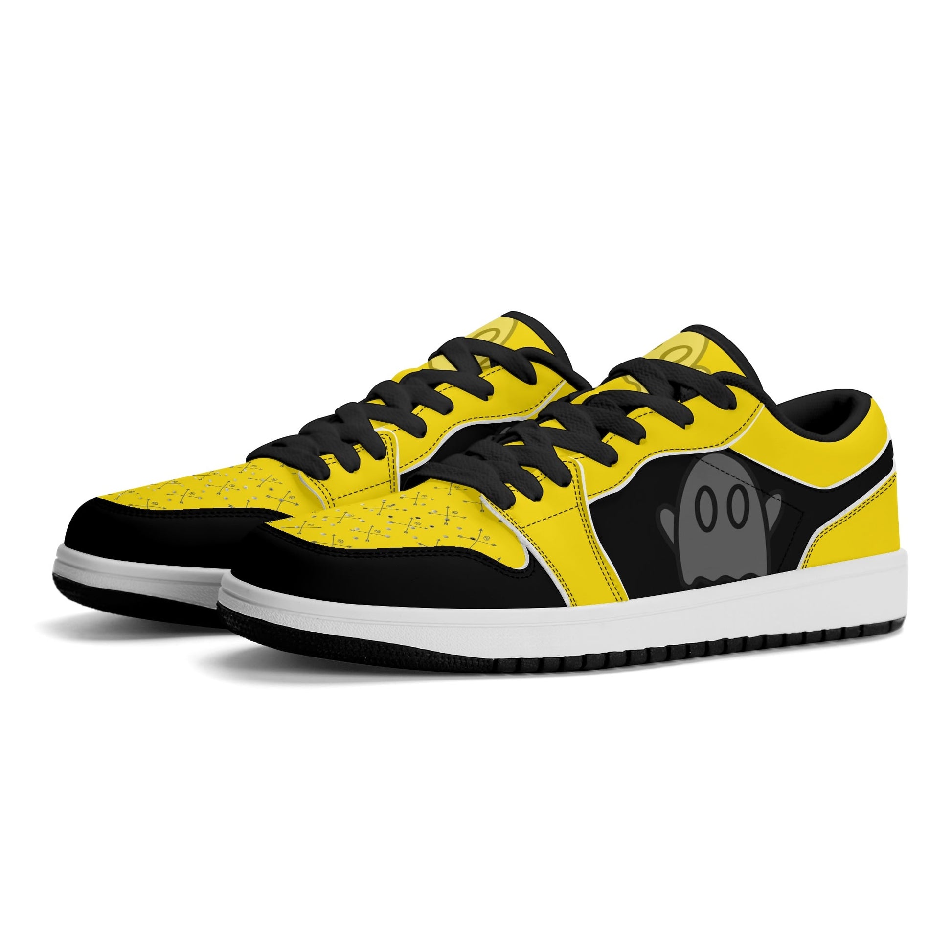 Get trendy with ZONE6IX DISTRIBUTIONS GHOST YELLA GOLD Low Top Sneakers -  available at ZONE6IX DISTRIBUTIONS LLC ©️. Grab yours for $247 today!